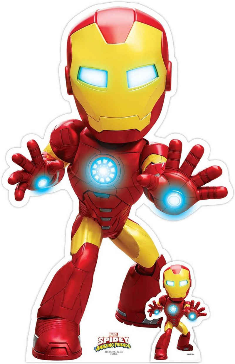 empireposter Dekofigur Spidey - Amazing Friends - Iron Man - Pappaufsteller - 61x95 cm