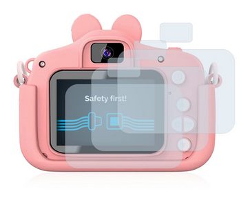 Savvies Schutzfolie für Gofunly Children´s Digital Camera, Displayschutzfolie, 6 Stück, Folie klar
