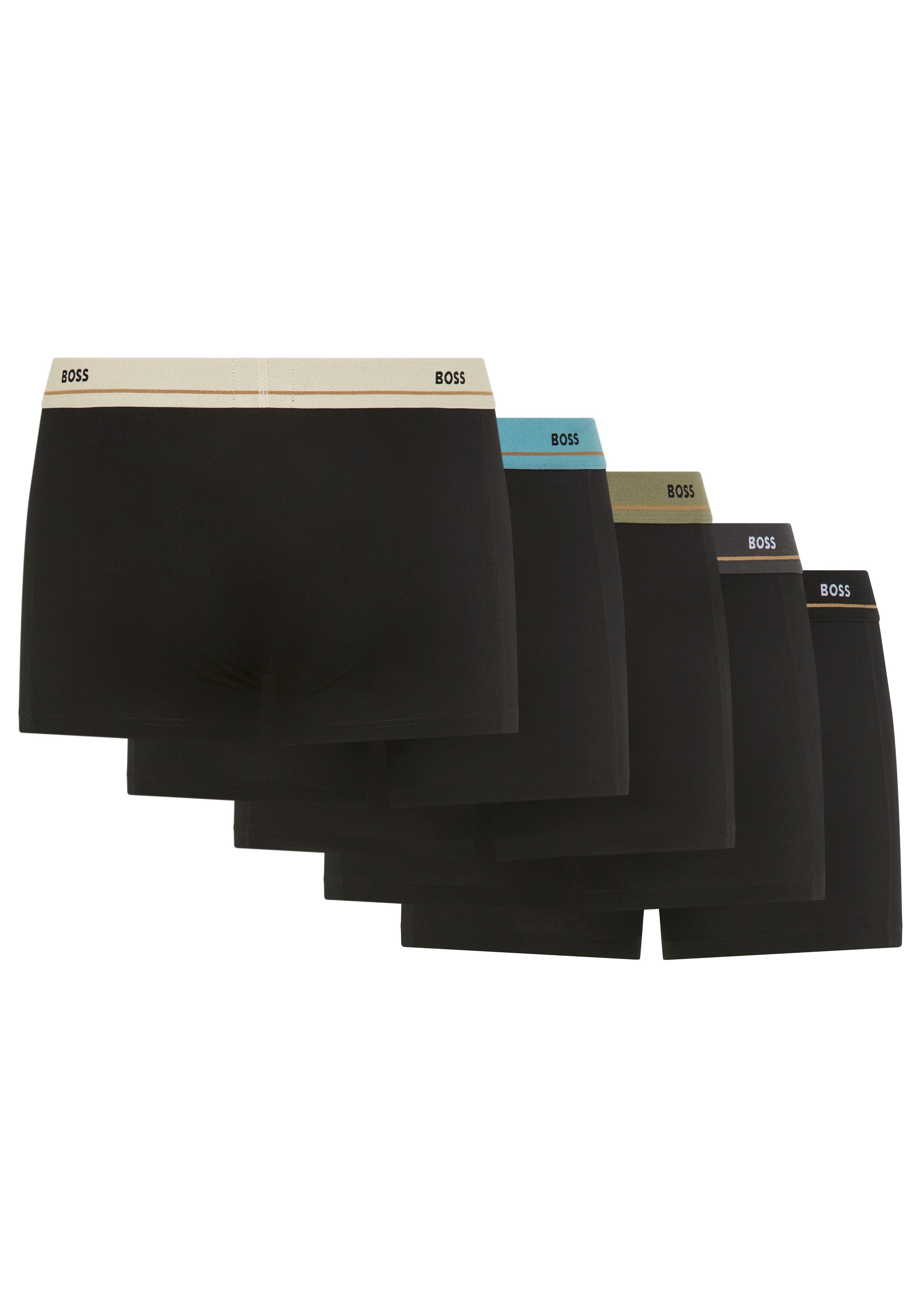 BOSS Trunk Trunk 5P Essential (Packung, 5-St., 5er) mit elastischem Bund