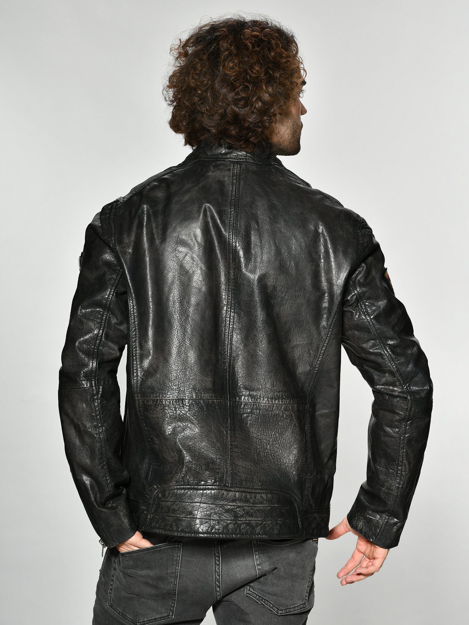 MUSTANG Lederjacke Varberg günstig online kaufen