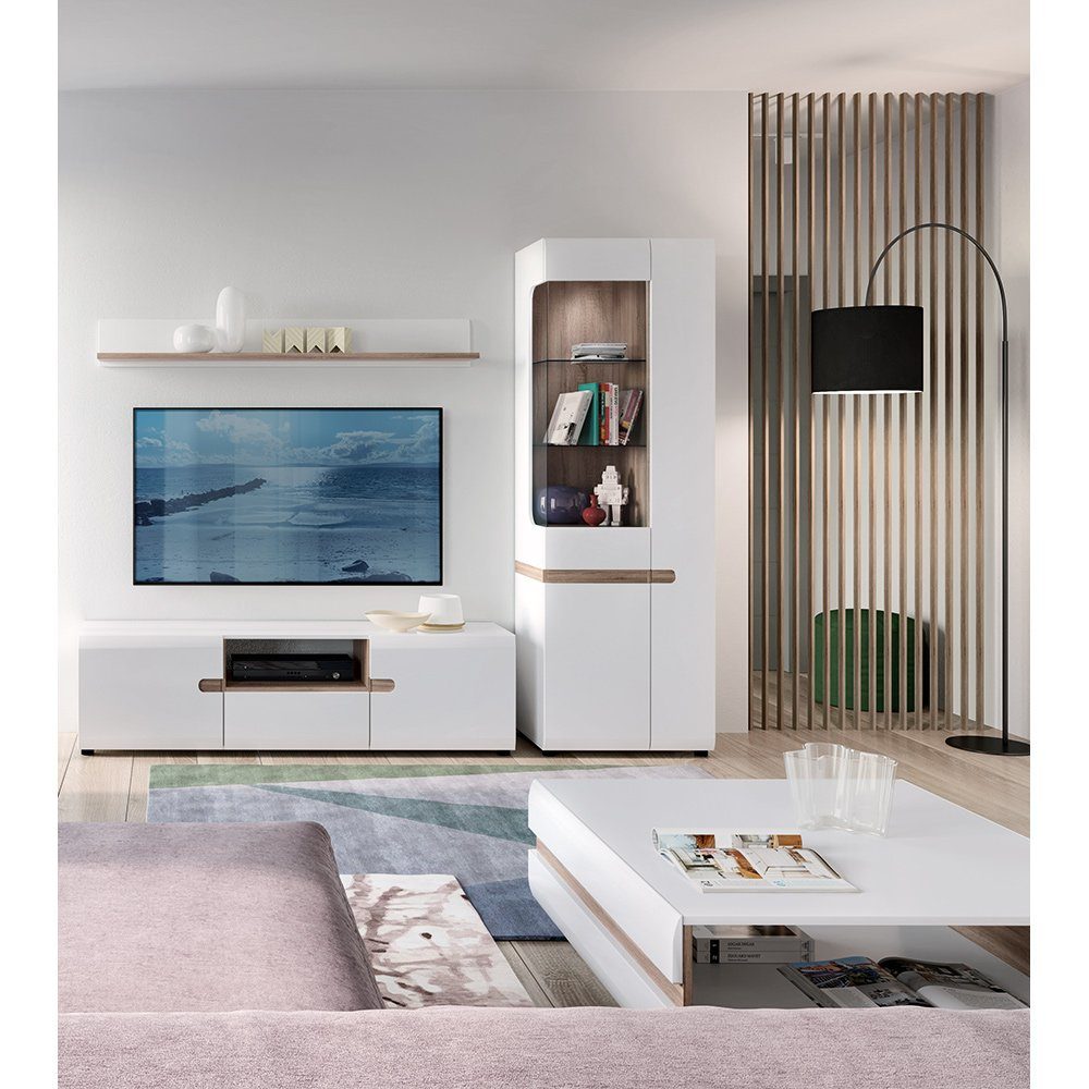 Lomadox Wohnzimmer-Set LEGNICA-129, (Mega-Spar-Set, 4-St., 4-tlg), günstig online kaufen