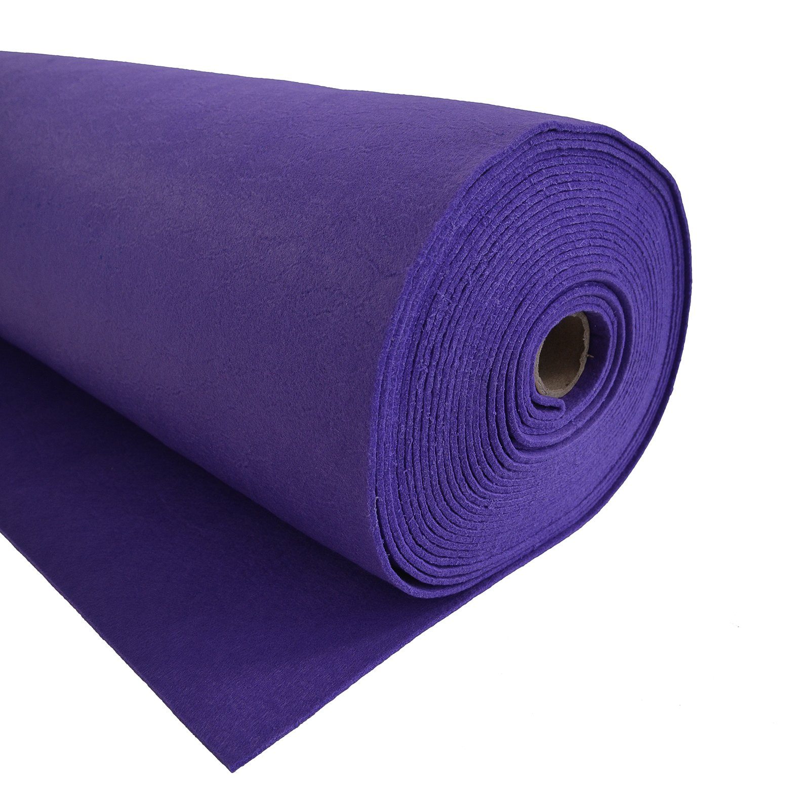 maDDma Stoff Bastelfilz 1m Meterware Filz 90cm x 1,5mm Dekofilz Taschenfilz, lila