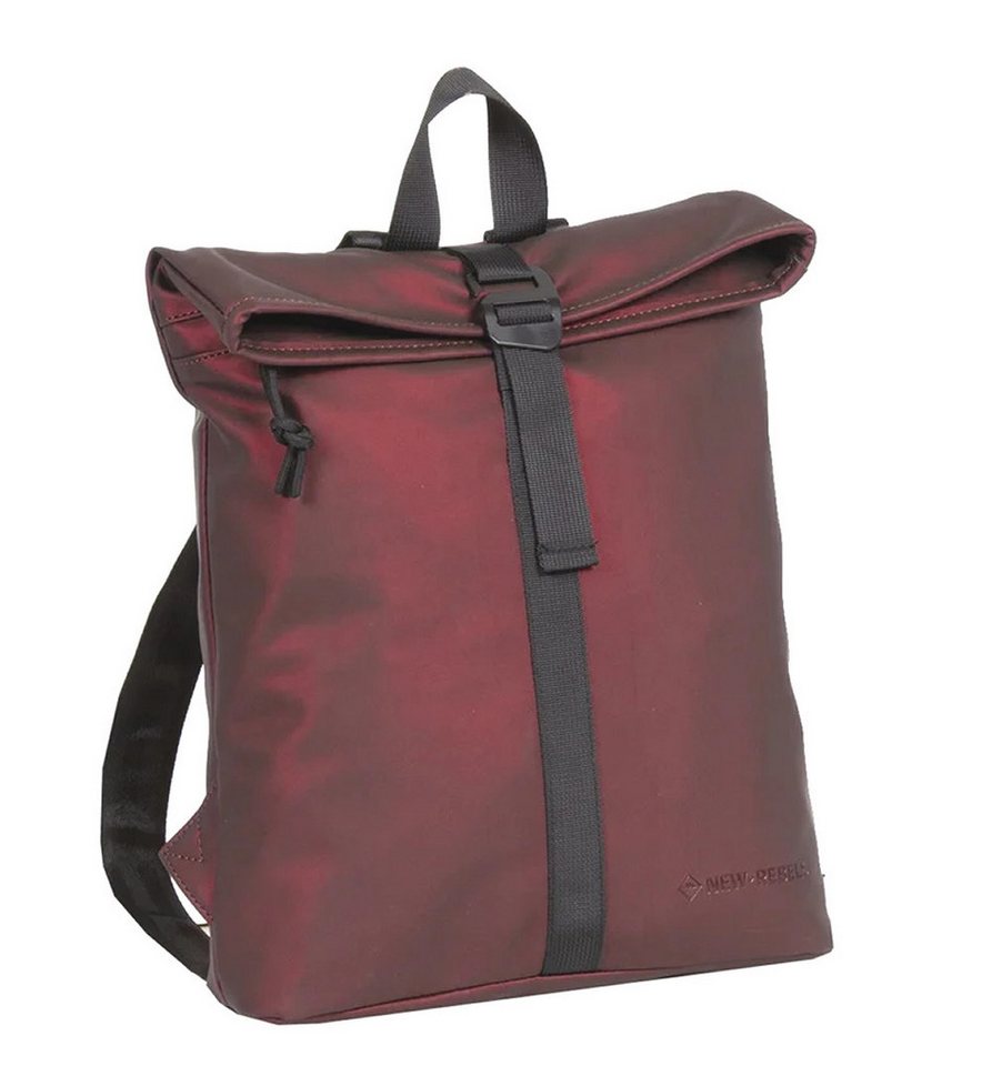 NEW REBELS Freizeitrucksack Damen klein Rucksack Handtasche Tasche, Reise Freizeit Bag wasserabweisend aus Plane + bagboom Etui