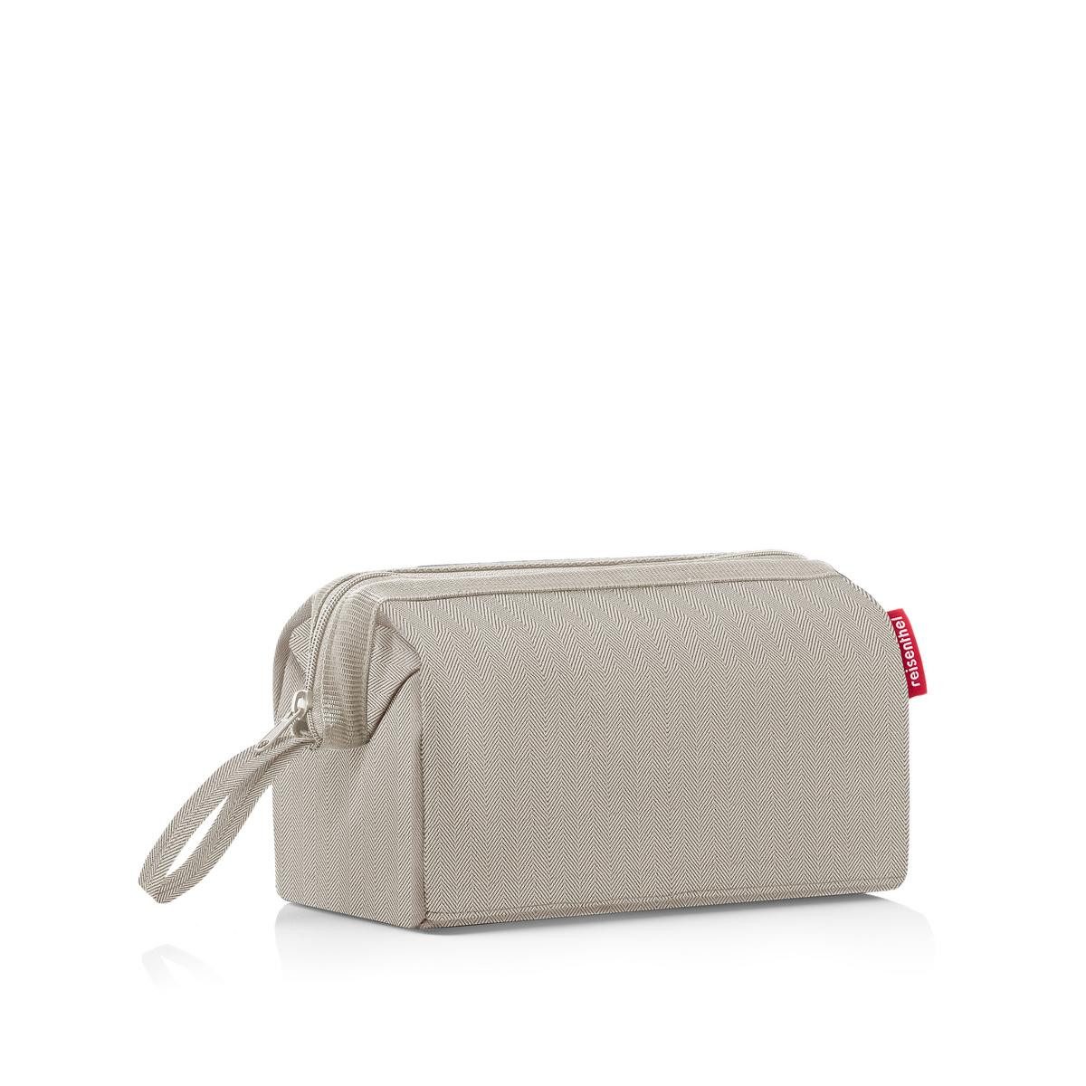 REISENTHEL® Kulturbeutel travelcosmetic herringbone sand, travelcosmetic günstig online kaufen