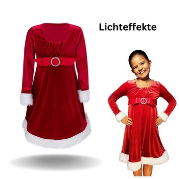 Berlinsel Abendkleid Mädchen Weihnachtskleid Partykleid Festtagskleid Weihnachtsoutfit für Weihnachtsabend, Weihnachtsfoto oder als Weihnachtsgeschenk 2023