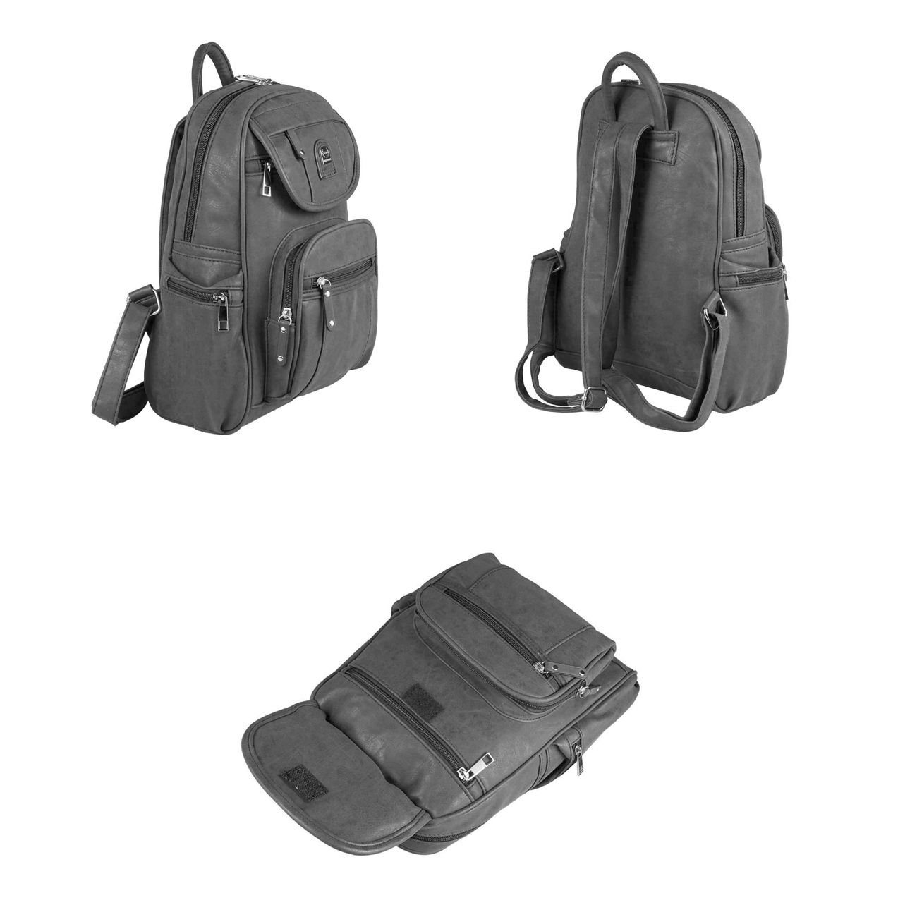 ITALYSHOP24 Rucksack Damen CityRucksack Tasche Umhängetasche, günstig online kaufen