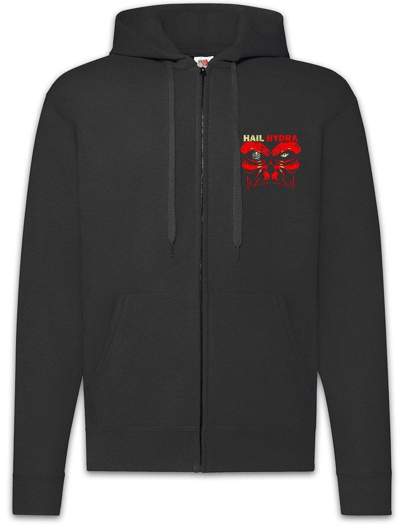 Sweatjacke Hail Hydra Zipper Hoodie Nick Red TV Seargent Shield Fury Skull Agent