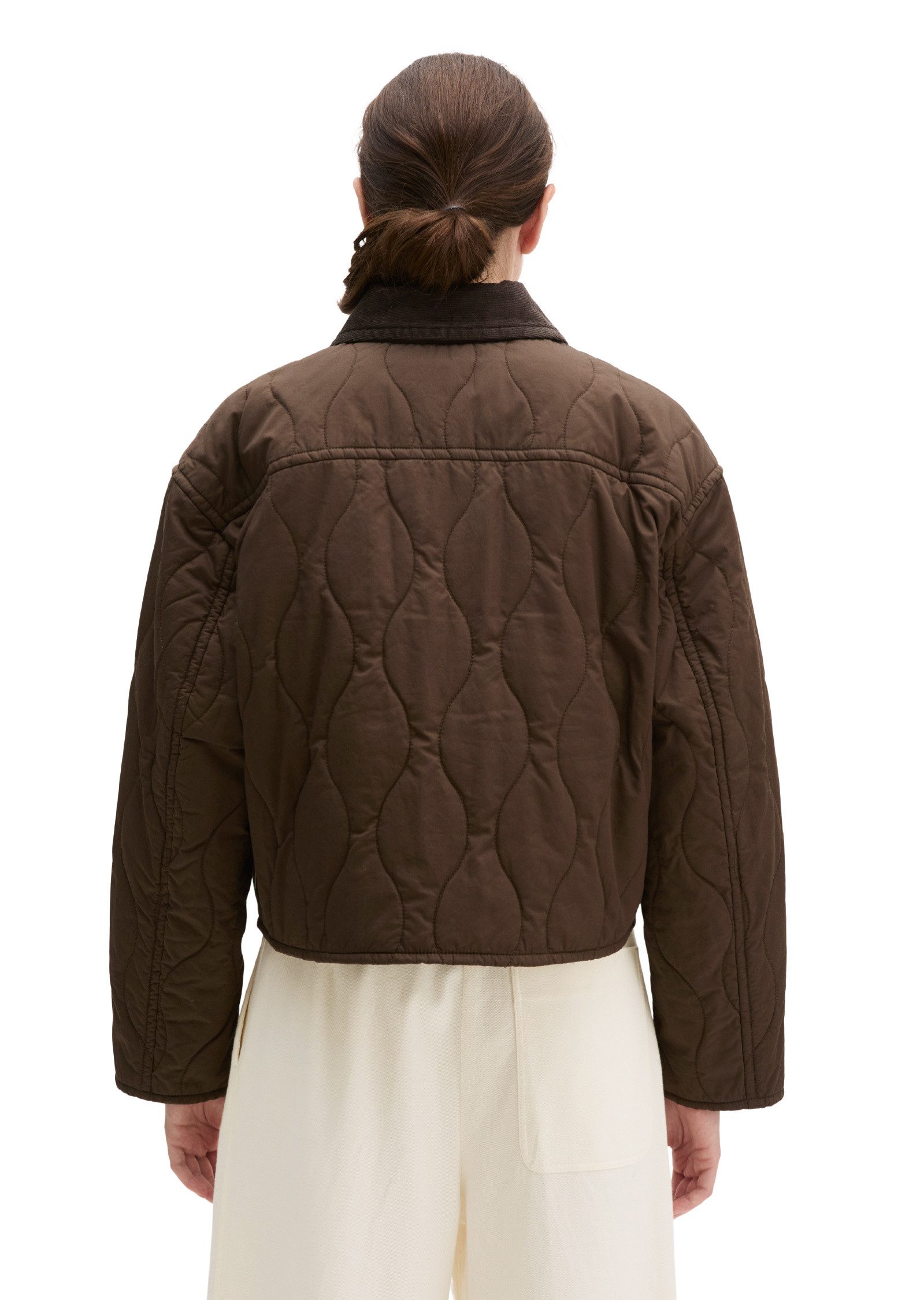 Marc O'Polo Outdoorjacke aus wasserabweisendem Twill
