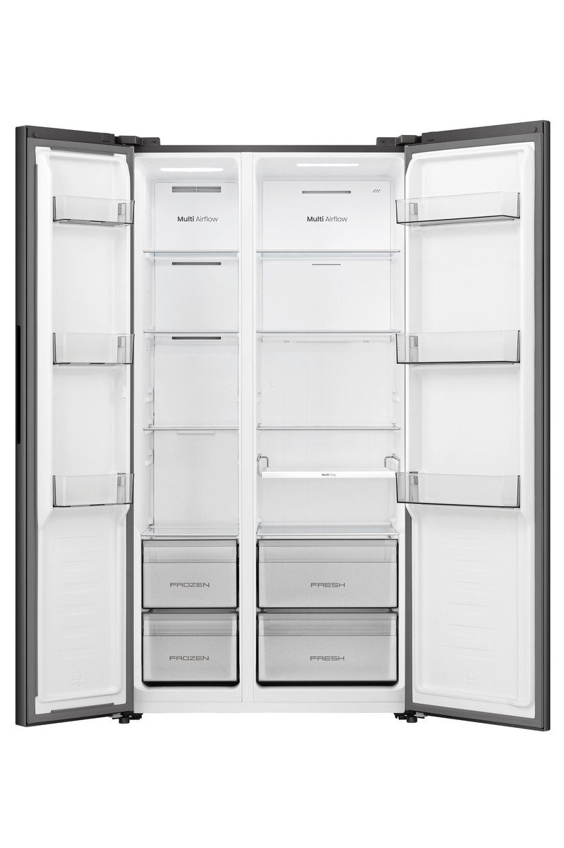 Hisense Side-by-Side MS91558FC, 178,6 cm hoch, 91,1 cm breit, MultiAirFlow-System
