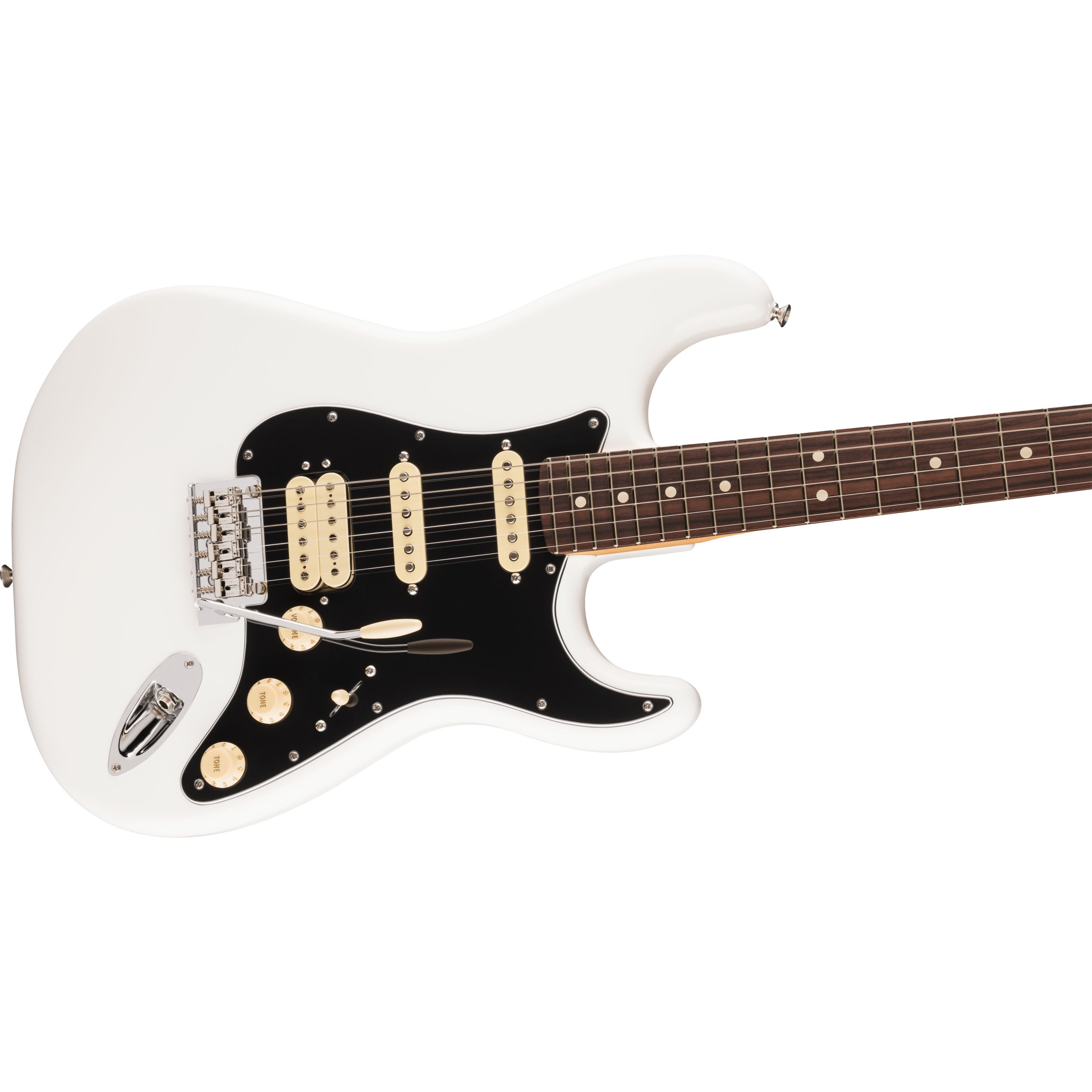 Fender E-Gitarre, E-Gitarren, ST-Modelle, Player II Stratocaster HSS RW Polar White - E-Gitarre