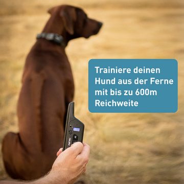 PetTec Hunde-Halsband PetTec Ton & Vibra Multi-Trainer mit Fernbedienung, auf 2 Hunde erweiterbar, unterschiedliche Intensitäten