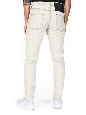 Diesel Slim-fit-Jeans Creme Weiß - Vintage Look - D-Strukt-SP20 09A52