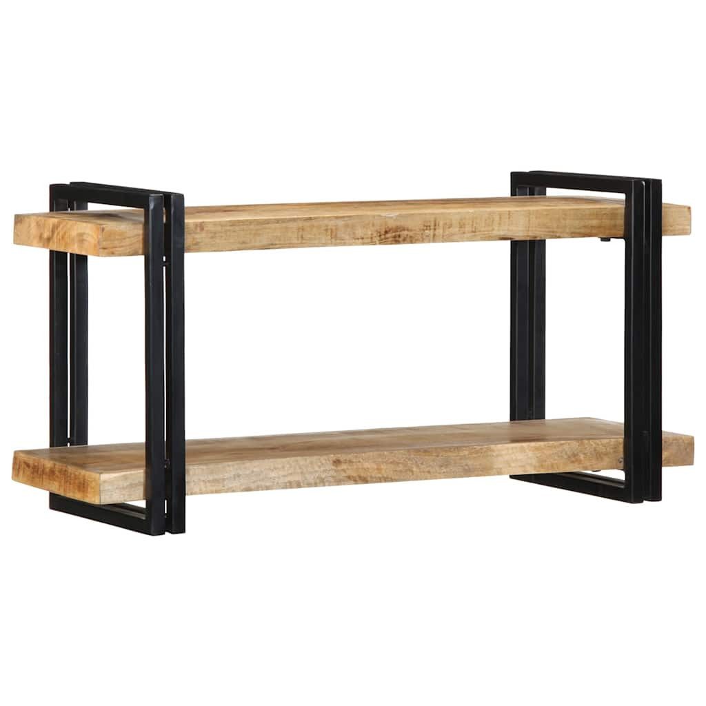 vidaXL Schranksystem Wandregal 90x33x45 cm Raues Massivholz (1-St)