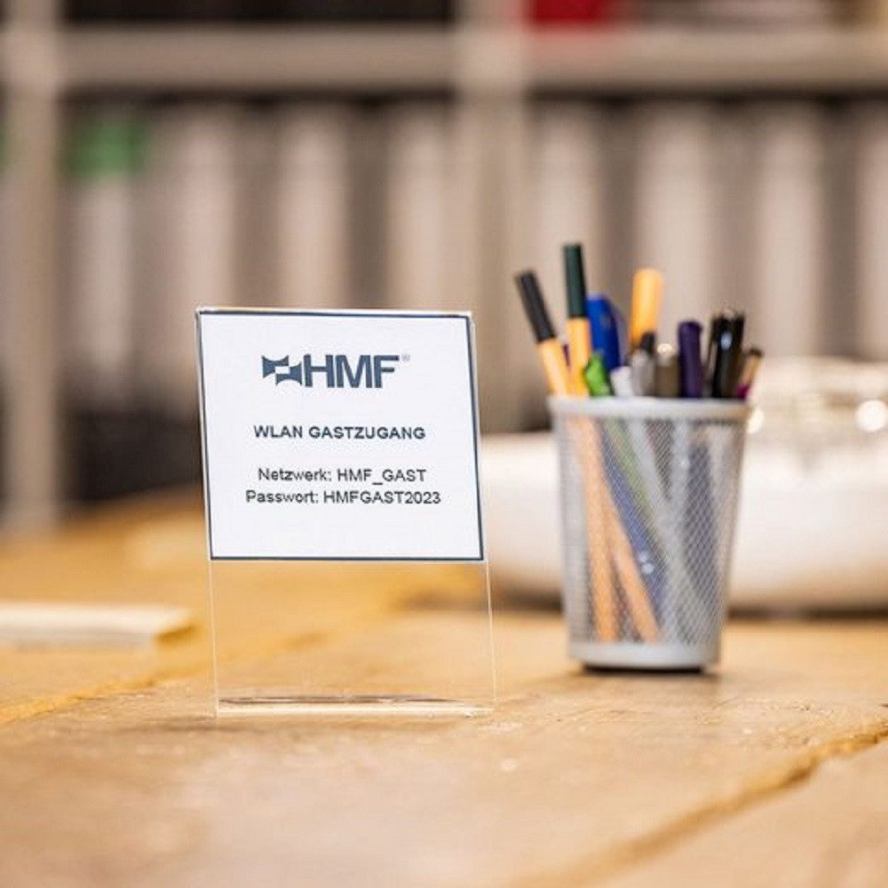 HMF Bilderrahmen 4695 Acryl Tischaufsteller schräg, für 1 Bilder, DIN A4 Ho günstig online kaufen