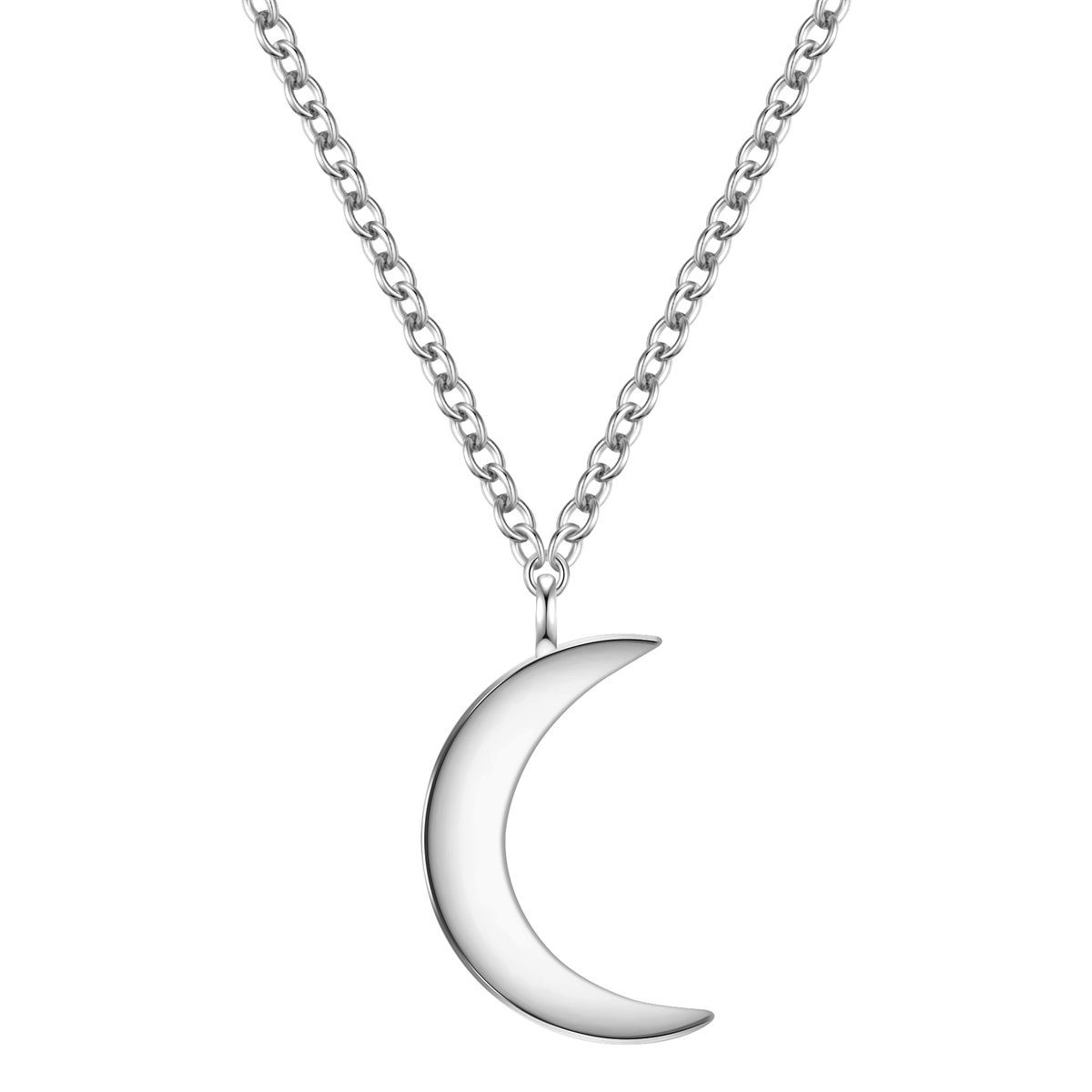 Glanzstücke München Silberkette Mond silber, aus Sterling Silber günstig online kaufen