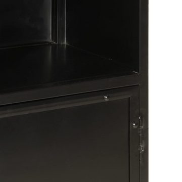 vidaXL Badezimmer-Set Badschrank 40x27x90 cm Eisen und Massivholz Mango