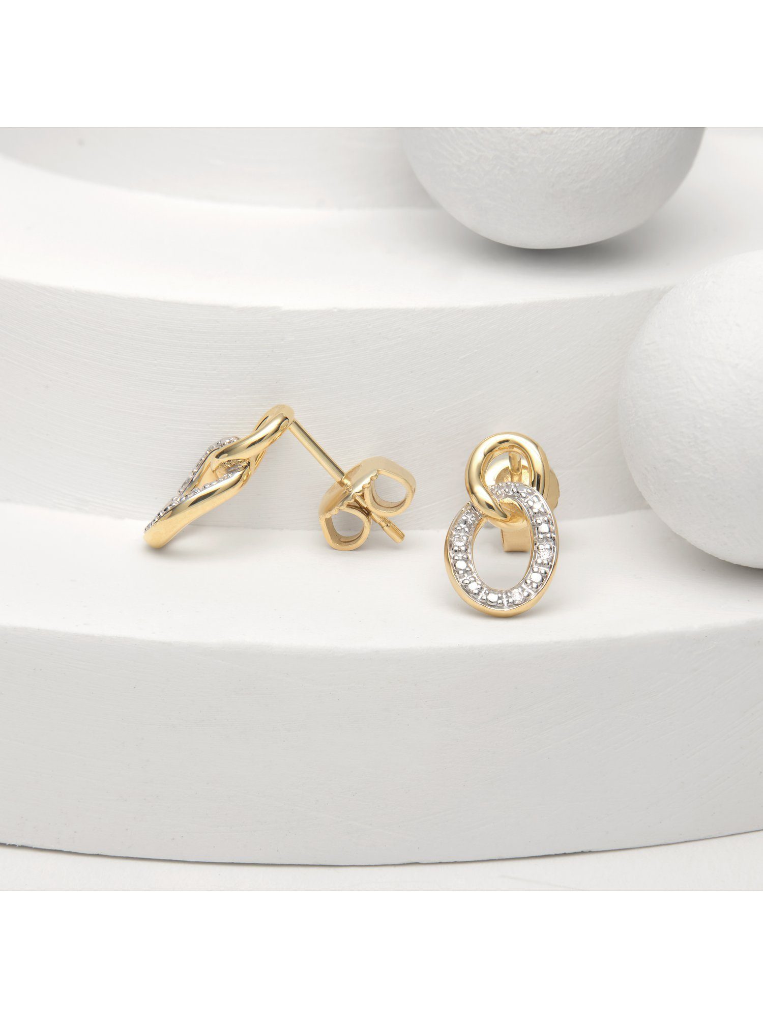 CHRIST Paar Ohrstecker CHRIST Damen-Ohrs...