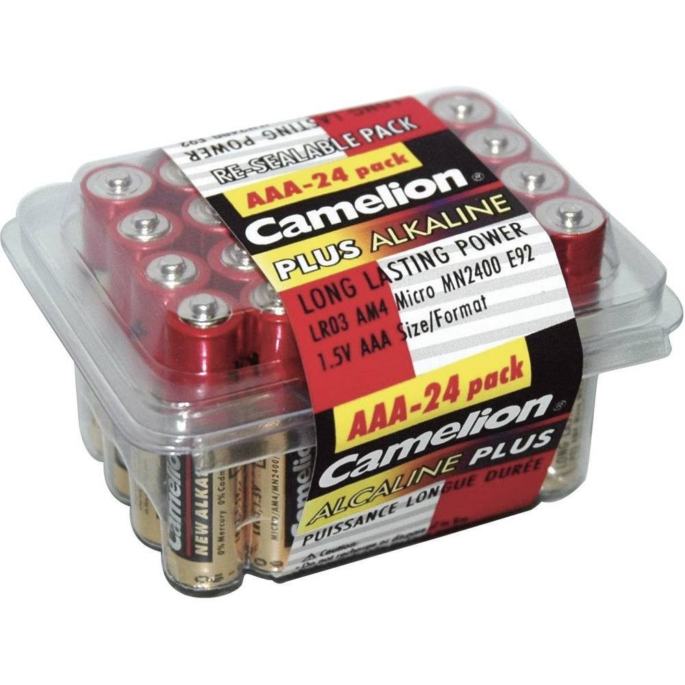Akku 24er-Set Alkaline Micro-Batterien, Camelion