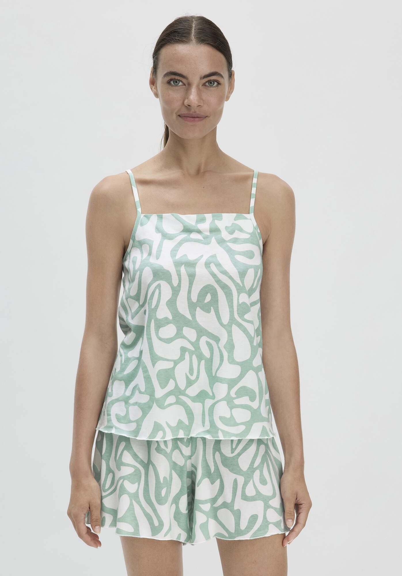 Hessnatur Pyjamaoberteil Relaxed SOFT FLOWER aus günstig online kaufen