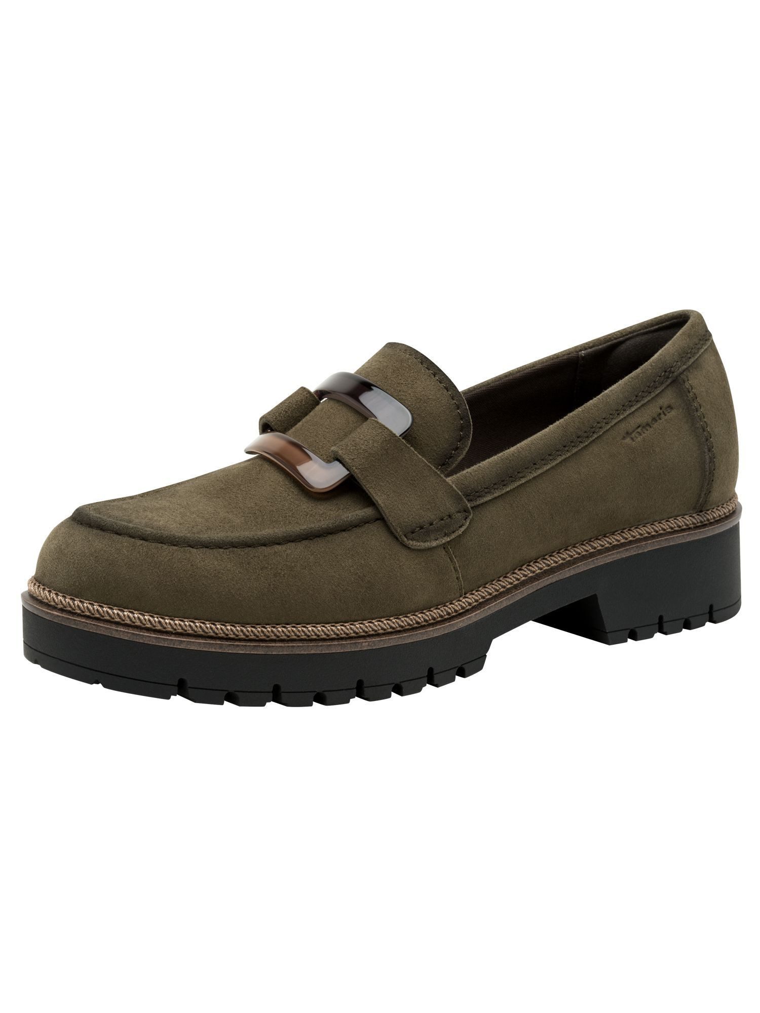 Tamaris TOUCH-IT aus Leder kein Absatz 1-24722-43 Slipper TOUCH-IT