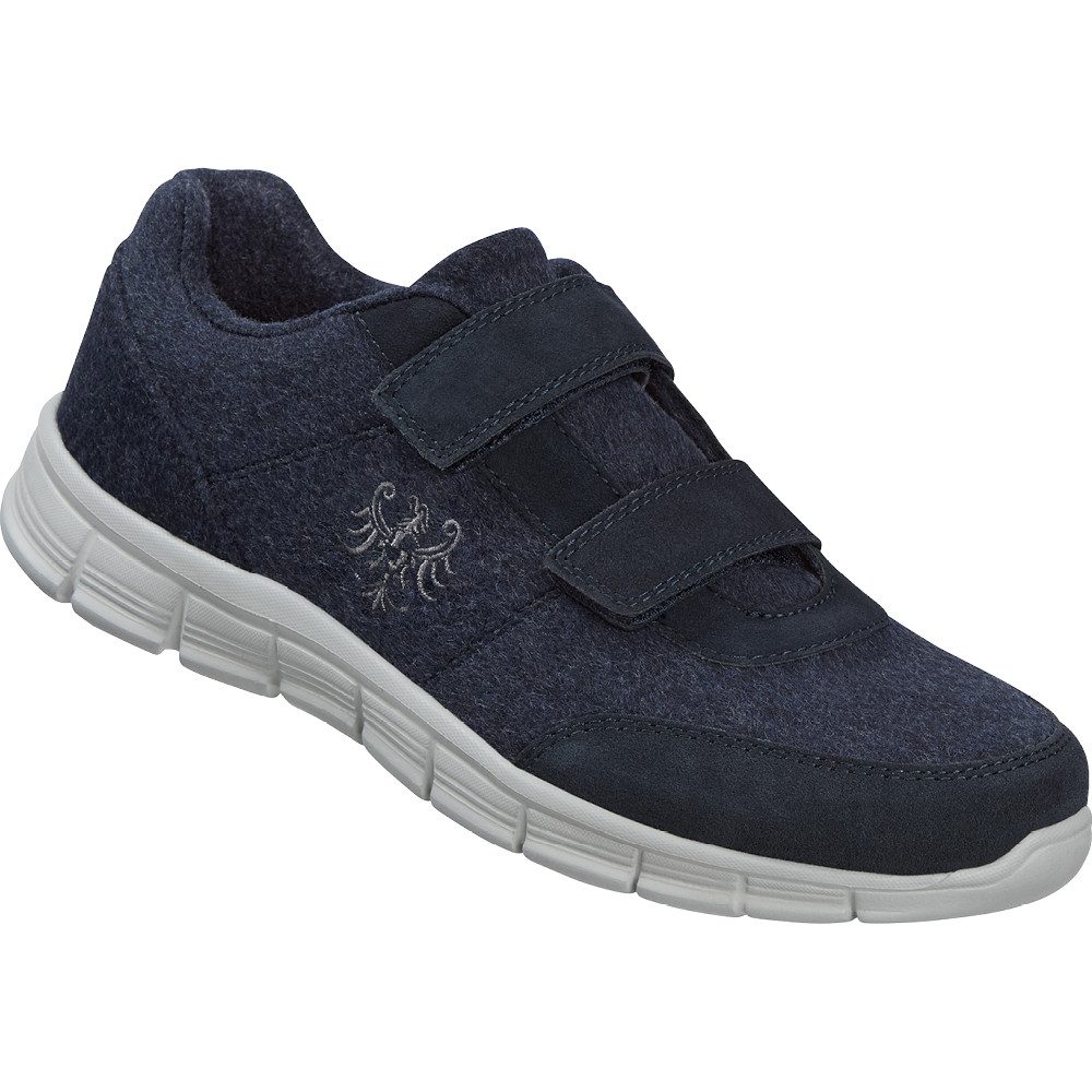 Tiroler Loden Merino- Sneaker ultraleicht und bequem mit Klettverschlüssen