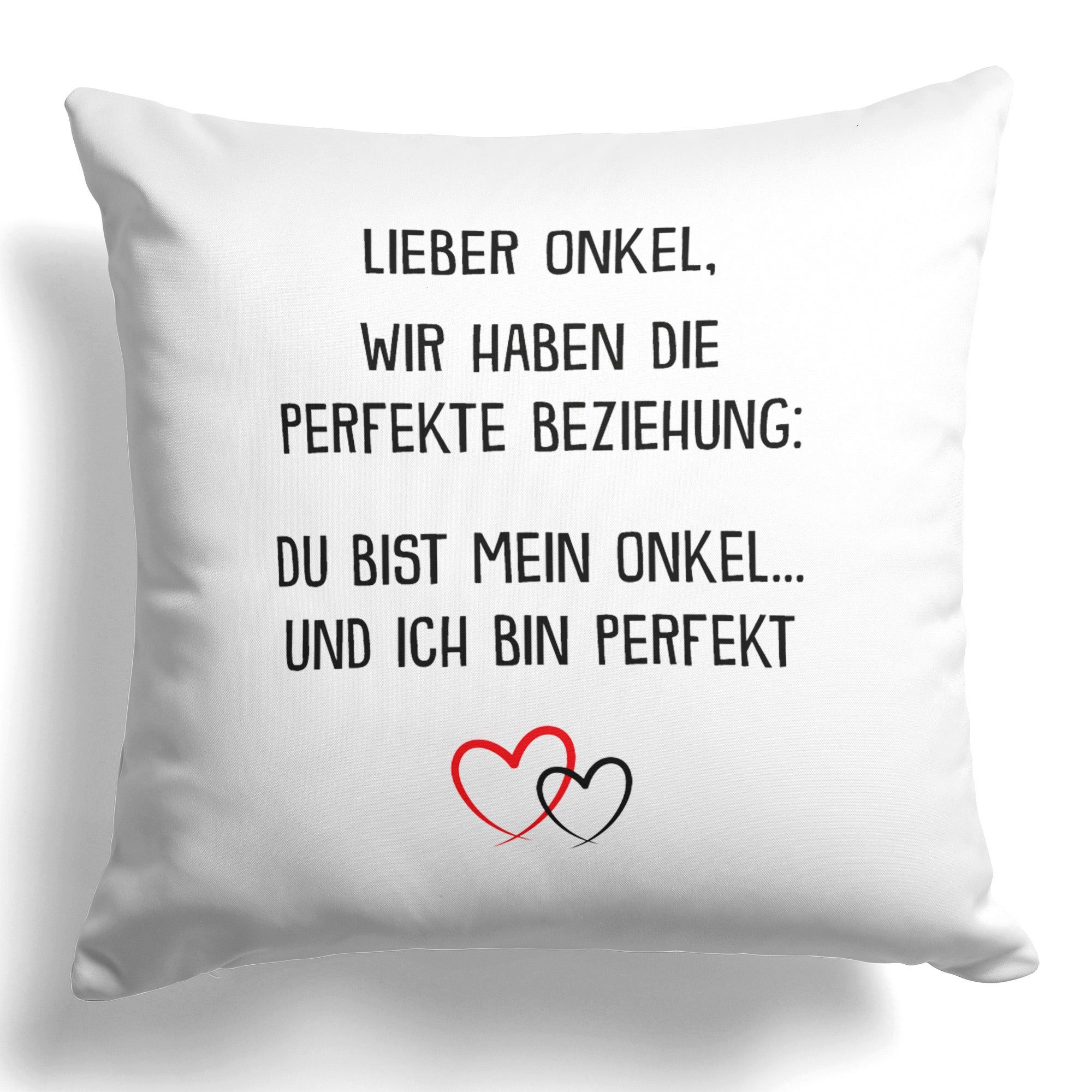 Dekokissen Bester Onkel Geschenk Geburtstag Weihnachten Männer von Nichte Neffe