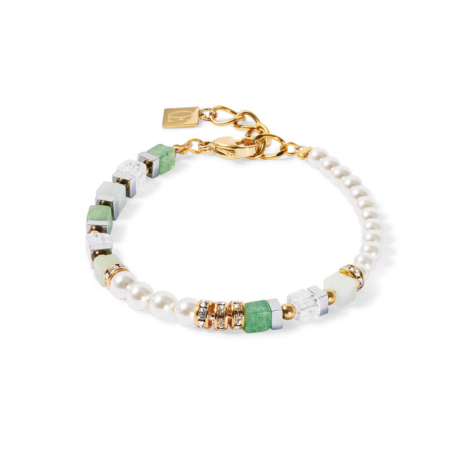 COEUR DE LION Armband Schmuck Edelstahl GeoCUBE® Precious Fusion Offset Wür günstig online kaufen