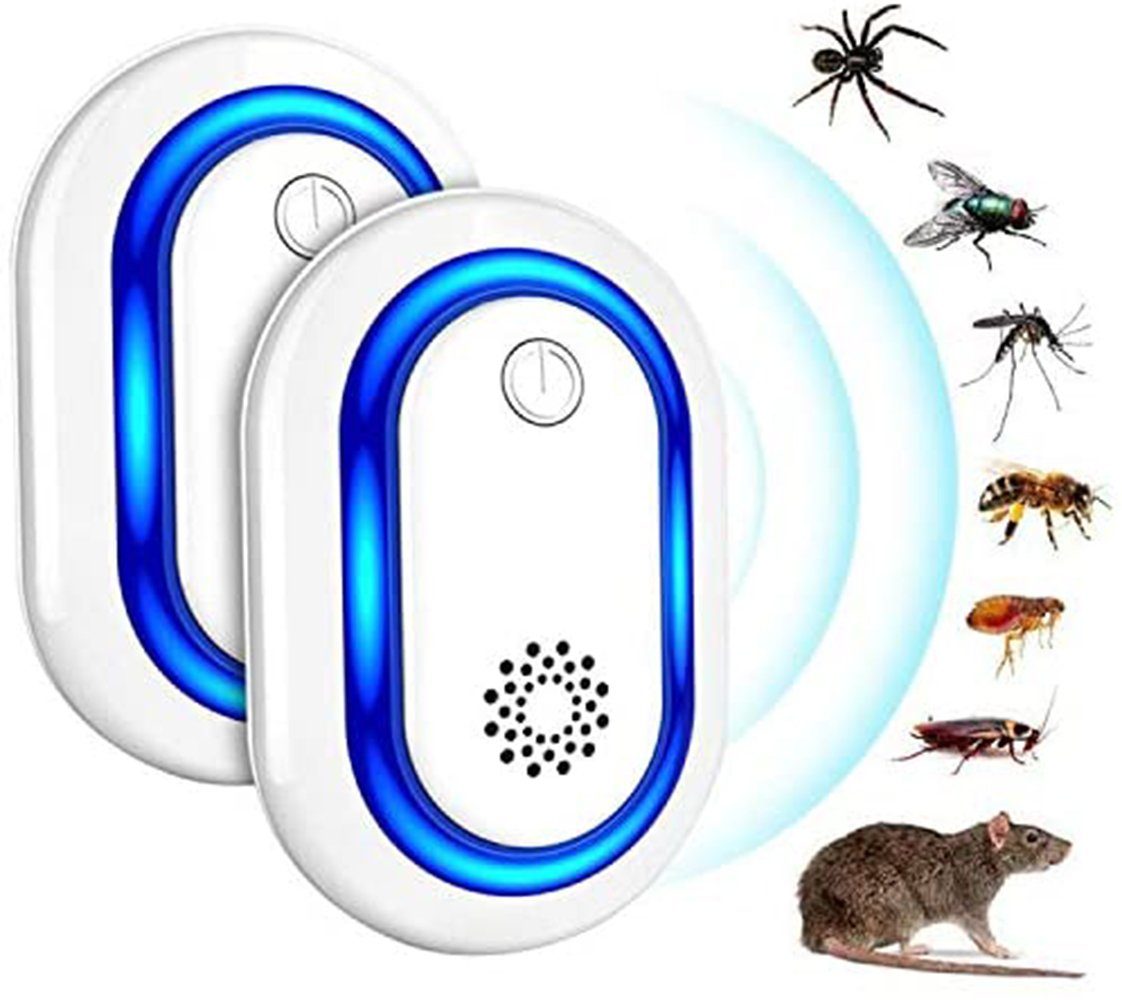 Mäuse Mücken BWI Schädlingsbekämpfung Ultraschall Vertreiber 100 qm z.b Ratten 