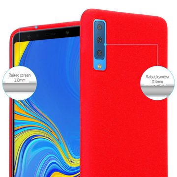 Cadorabo Handyhülle Samsung Galaxy A7 2018 Samsung Galaxy A7 2018, Flexible TPU Silikon Handy Schutzhülle - Hülle - ultra slim