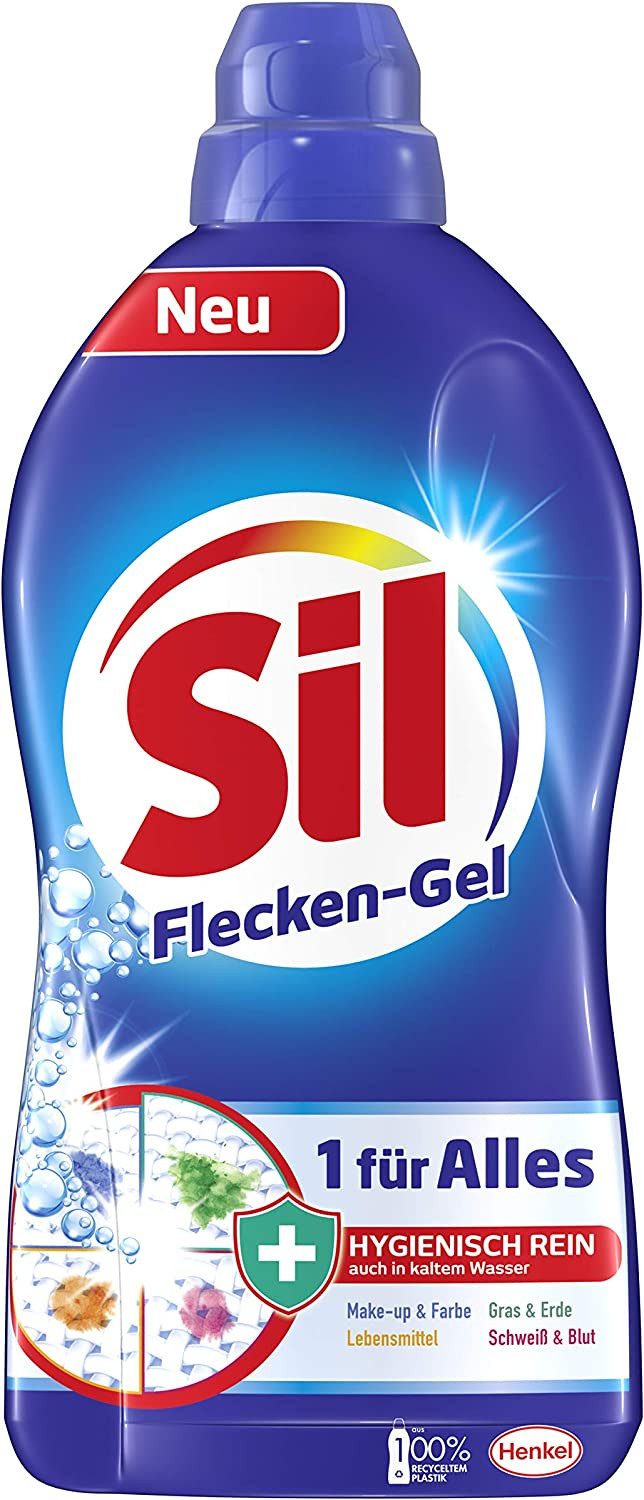 Sil Sil 1 für Всеs Fleckengel Waschmittel Gel 1x 1,3 Liter Fleckentferner (für alle Flecken & Farben - für hygienisch reine Белье)