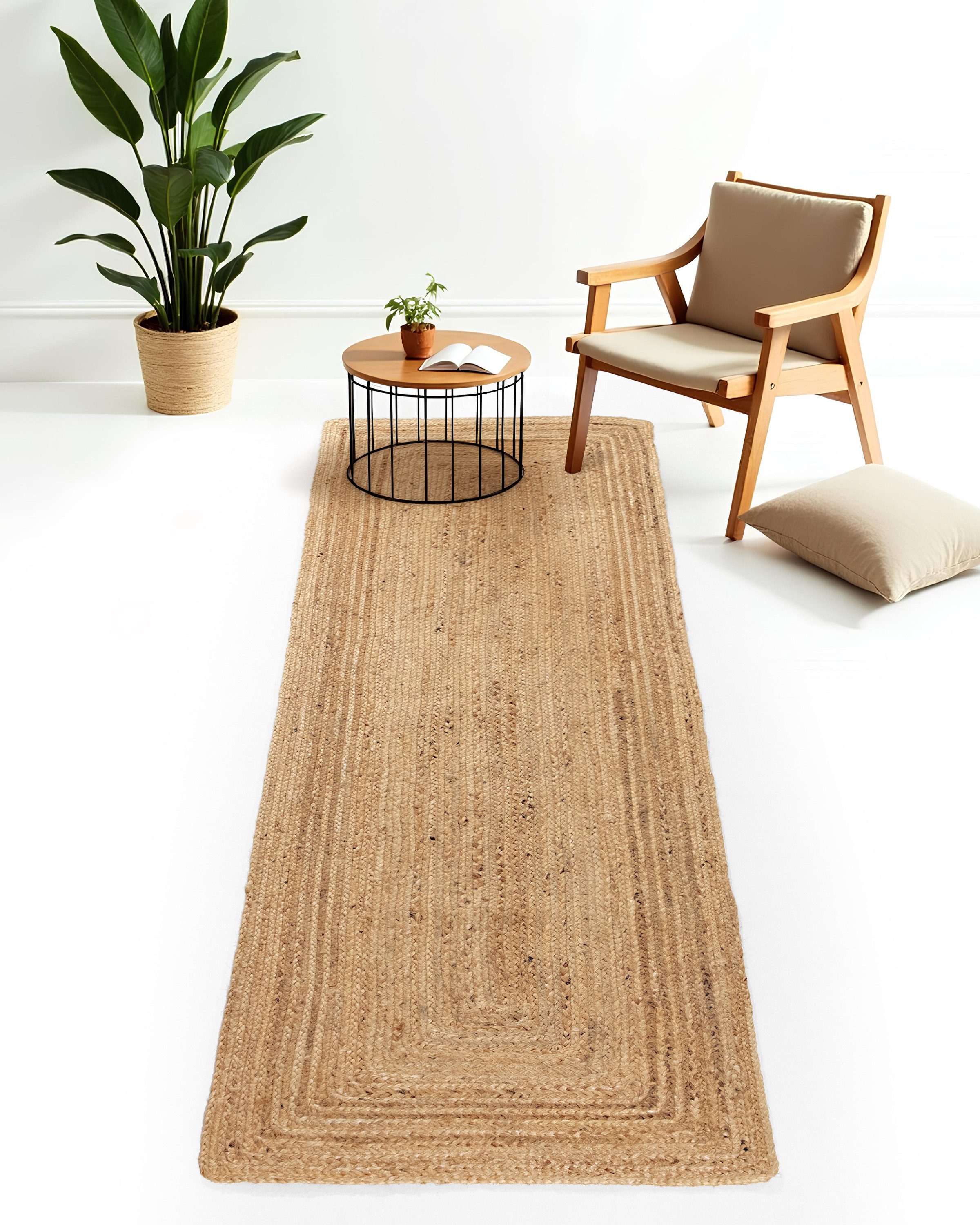 carpetfine Teppich Nele Juteteppich Naturfaser, rechteckig, Höhe: 6 mm, gef günstig online kaufen