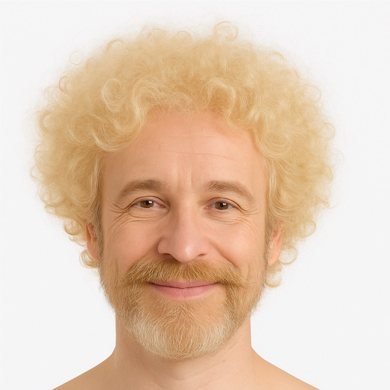 TK Gruppe Kostüm Afro Perücke – Voluminöse Lockenperücke für Fasching, Karneval