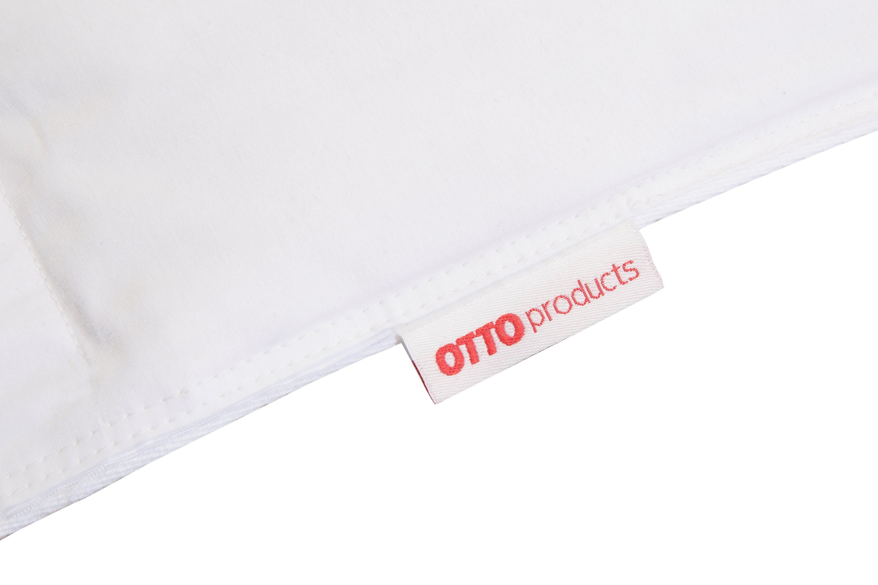 Jannika, Baumwolle, Bezug: OTTO products, plastikfreie 100% 20% + Füllung: Daunen, 80% Verpackung! Daunenbettdecke Federkissen, Entenfeder,