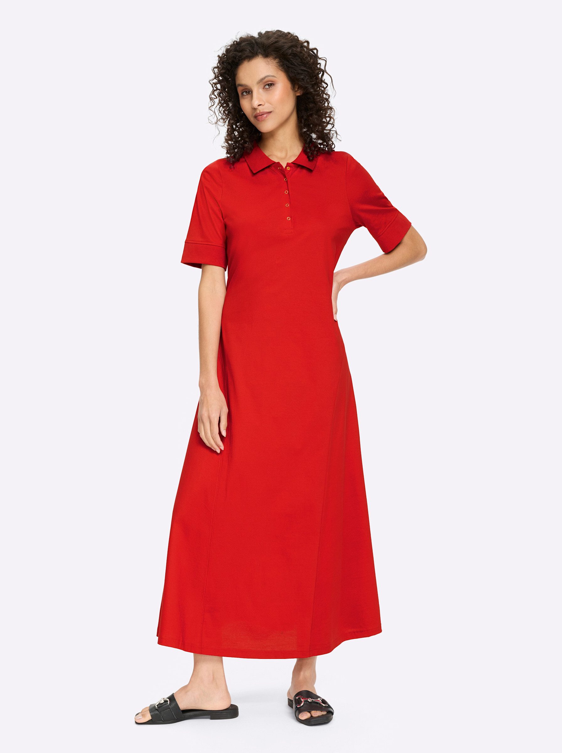 heine Jerseykleid Jersey-Kleid Kurzarm günstig online kaufen