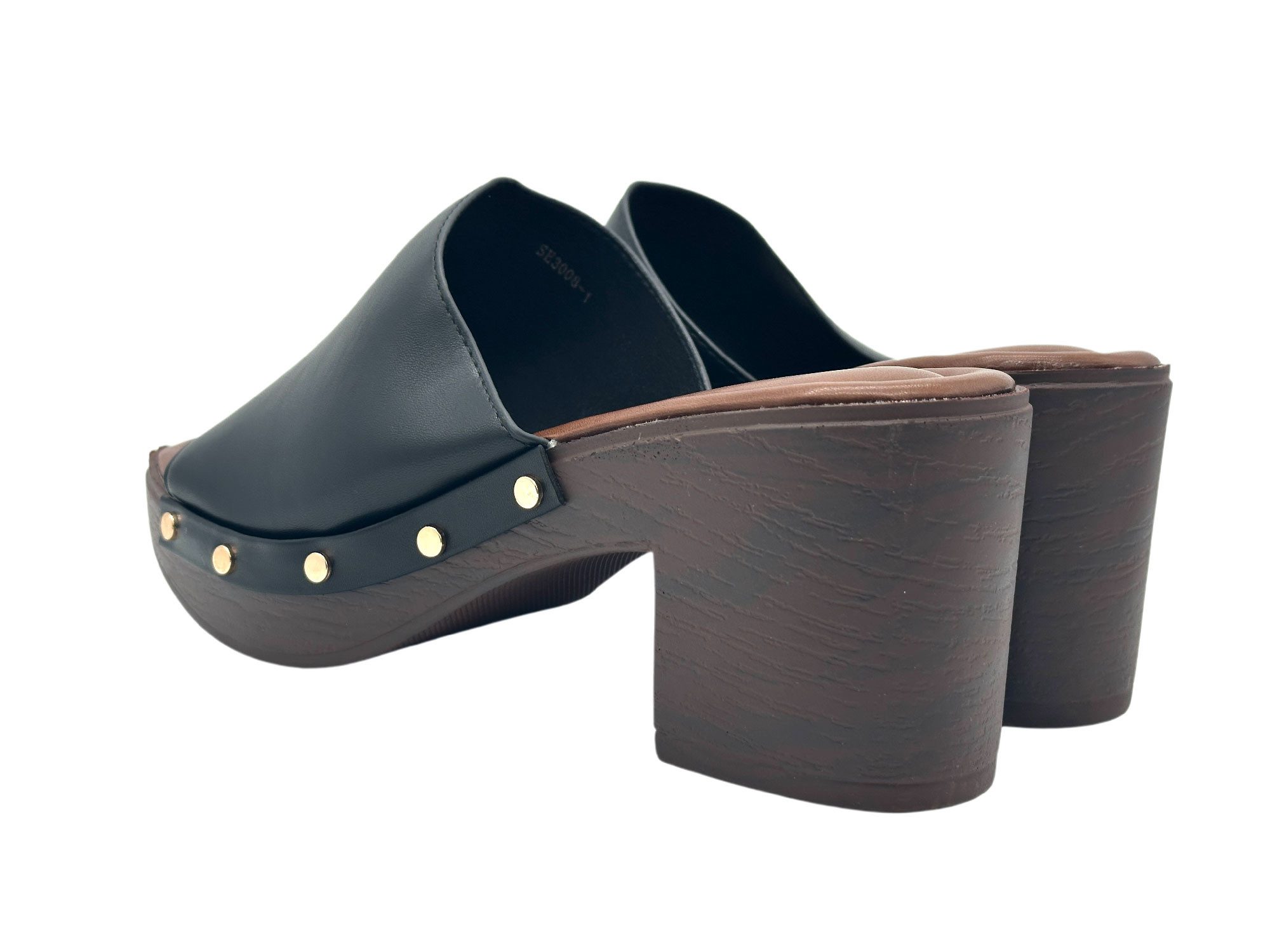 Nowaland Damen Clogs – Bequeme Pantoletten mit Blockabsatz Pantolette Modisches Design, stabiler Absatz, bequem & sommerlich – Bild 4 von 5