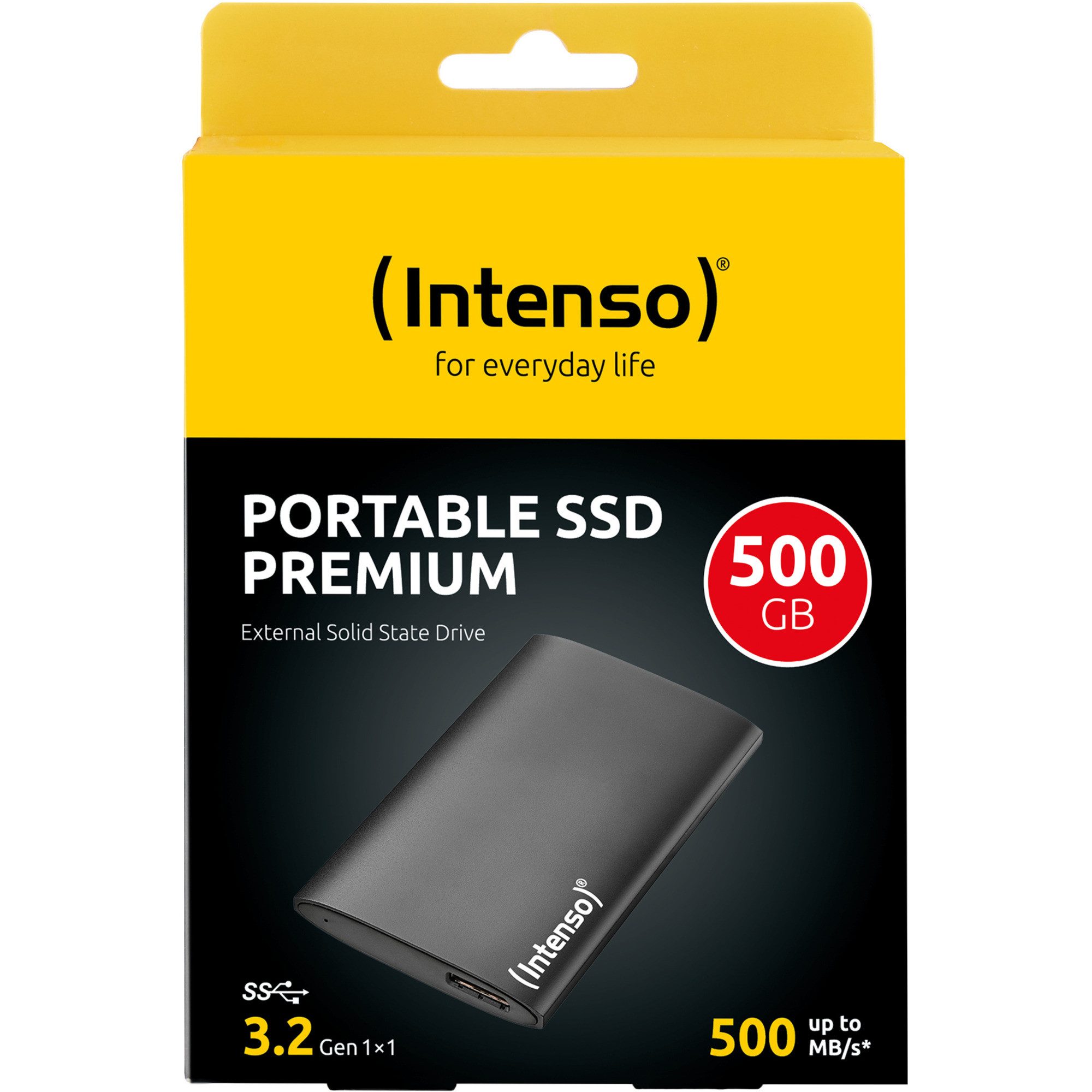 Buffalo SSD-PUT Externe SSD – 500 GB, USB 3.2, Kompatibel Mit PC, Mac, PS5 & Mehr