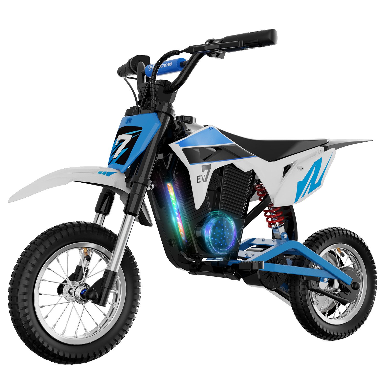 EVERCROSS TECH Elektro-Kindermotorrad EV12M, 8/12/25 KMH, 12 Zoll Luftreifen, 300W, 36V 5,2AH, 6-12 Jahre, Reichweite 15 km, Belastbarkeit 65 kg