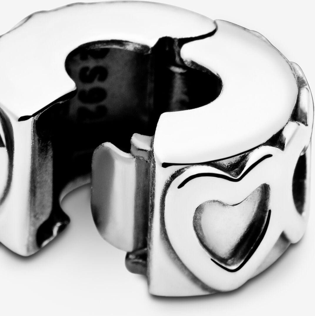 Pandora Kettenanhänger Pandora Gereihte Herzen Clip 791978 Anhänger günstig online kaufen