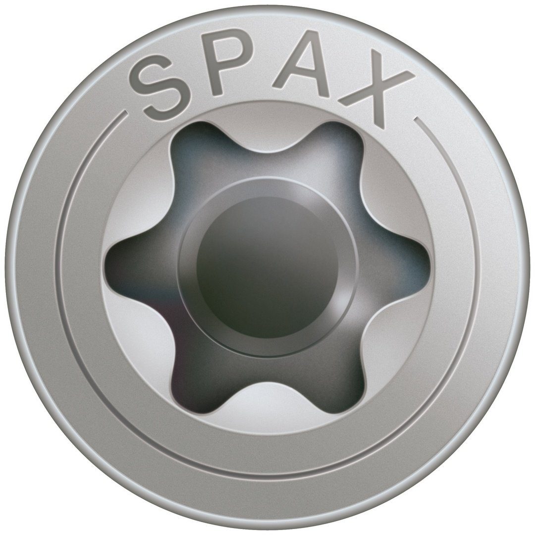 SPAX Spanplattenschraube Edelstahlschraube, (Edelstahl 50 St), 8x180 A2, mm
