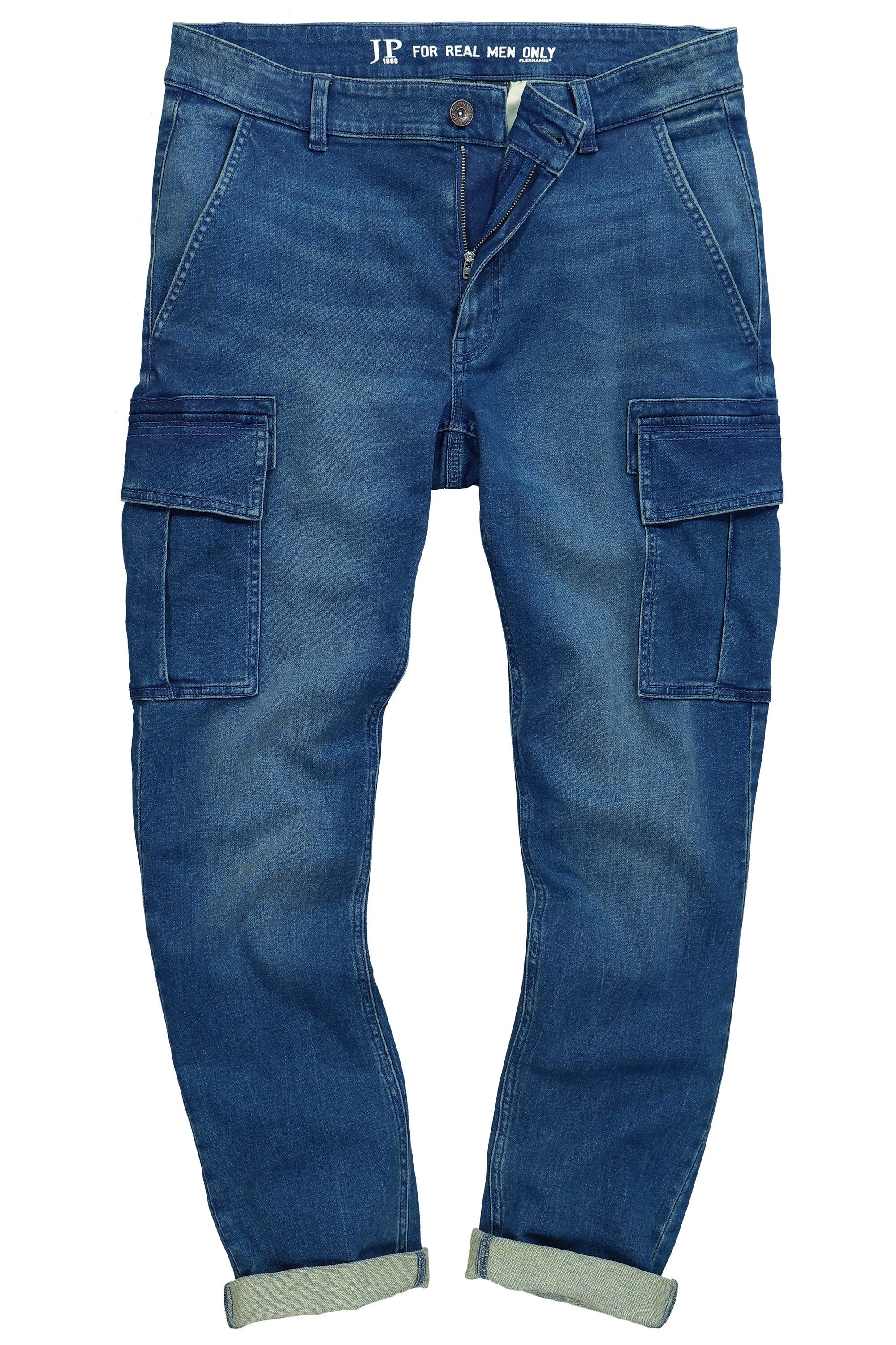 JP1880 5-Pocket-Jeans JP1880 Cargojeans Denim FLEXNAMIC® Straight Fit günstig online kaufen