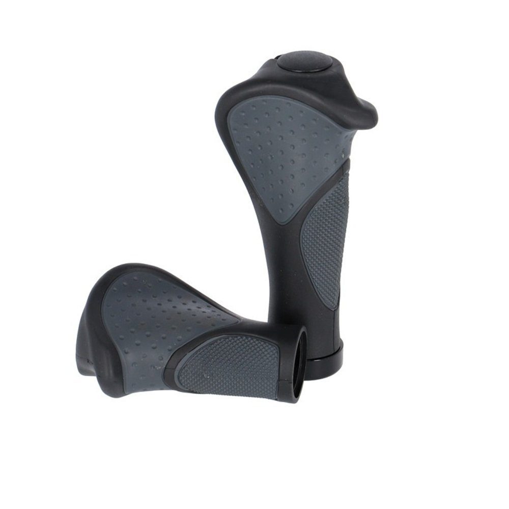 Ergotec Fahrradlenkergriff MTB / ATB Ergo-Griffe "Frisco 2", Kraton und Gel, 140/95 mm, Ø 22 mm