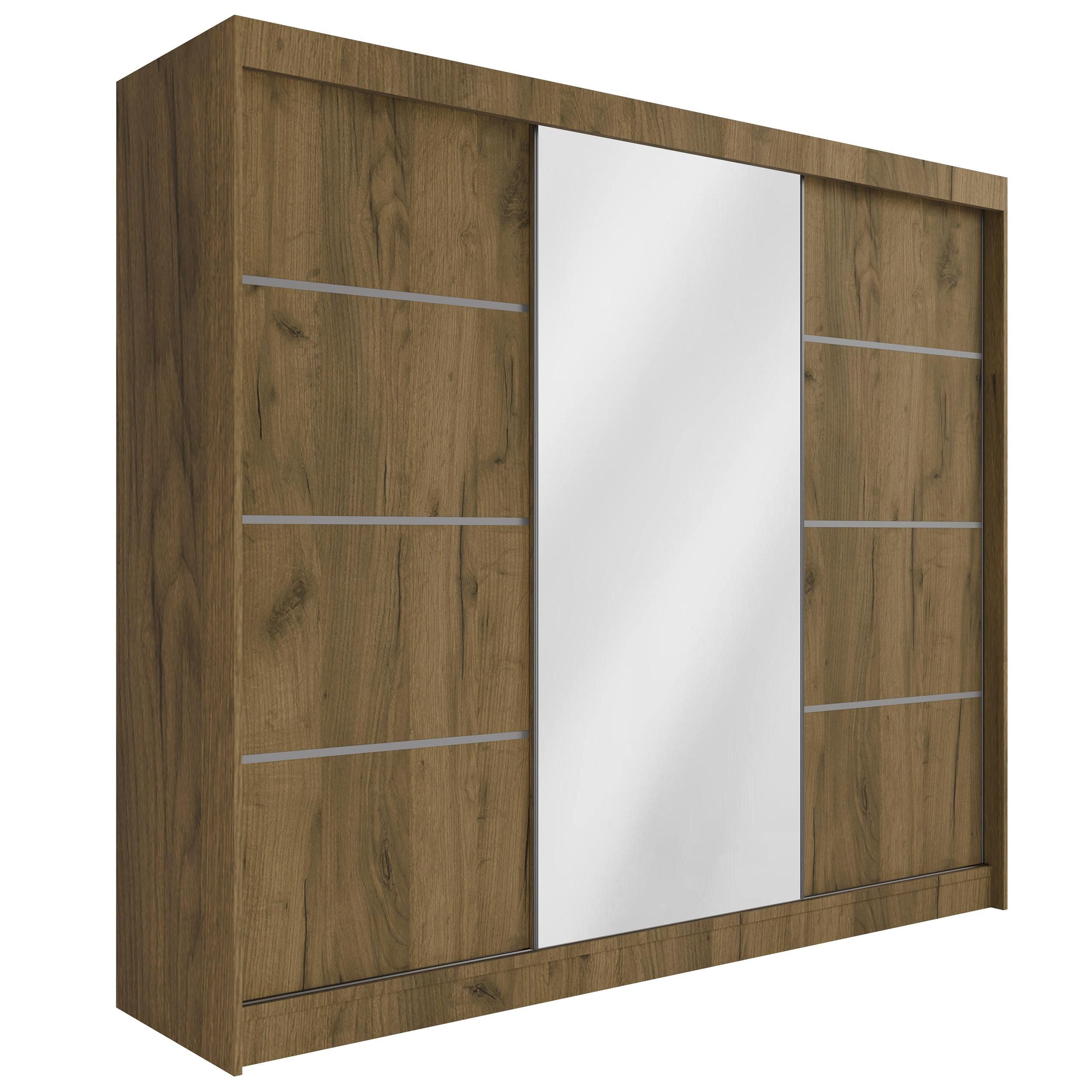 ALTDECOR Schiebetürenschrank PAOKI (Kleiderschrank Garderobenschrank mit günstig online kaufen