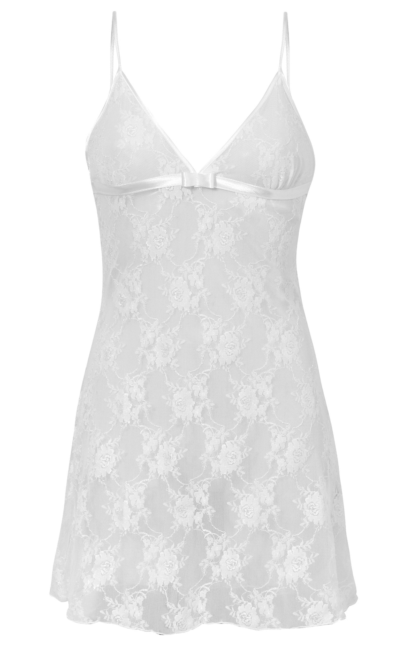 Vanilla night&day Negligé (Set, 1-tlg., 1-teilig) Damen Spitzen-Hemdchen Bl günstig online kaufen