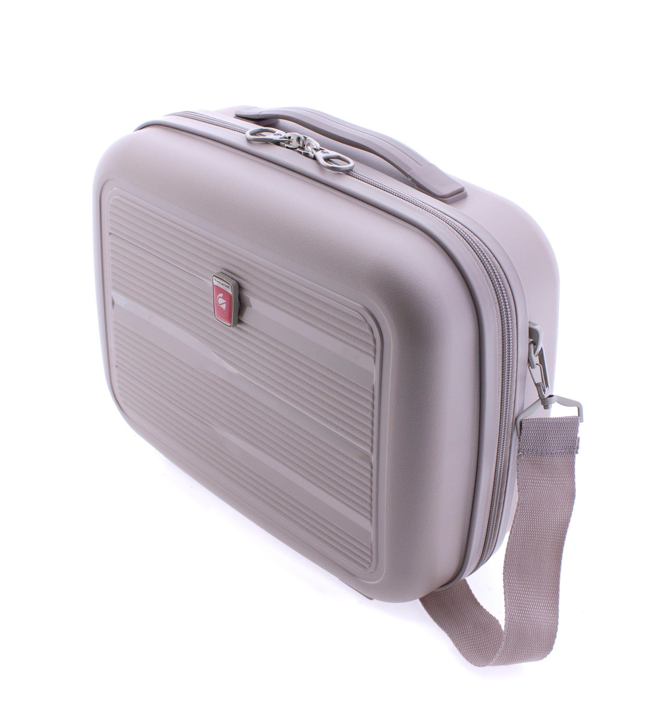 GLADIATOR Beautycase Hartschale - 34x15x27cm - schwarz, blau, grün od. beige