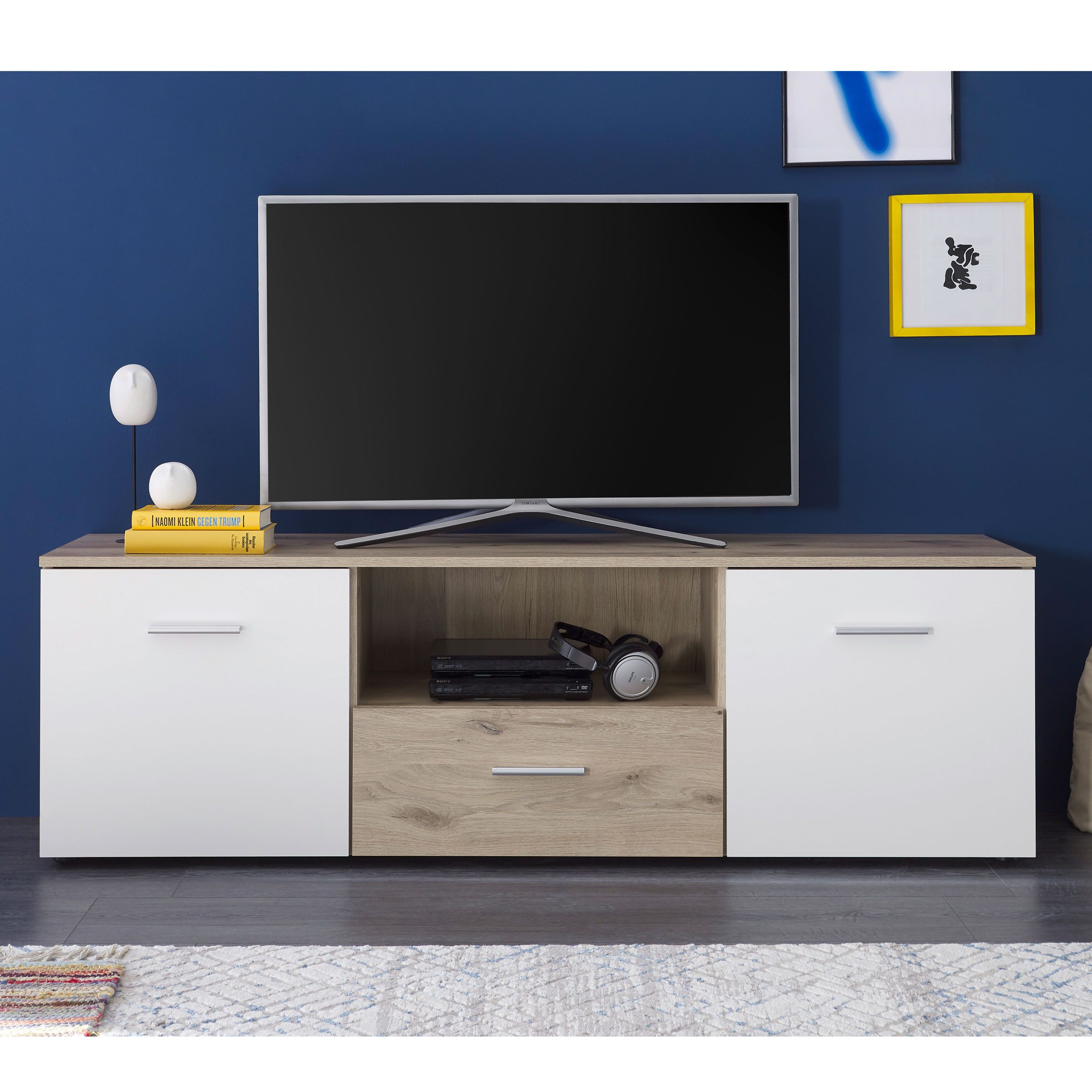 Bega Consult Lowboard Lowboard BZ5095 Viking Eiche weiß TV-Board