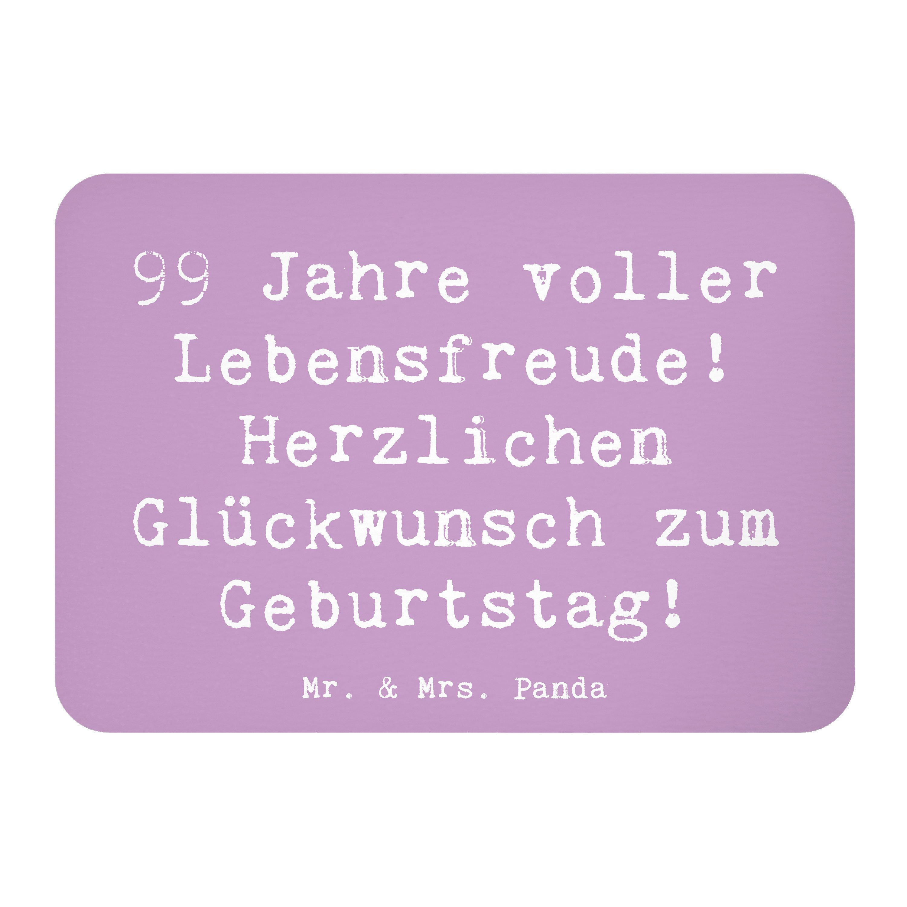 Magnet Spruch 99. Geburtstag Lebensfreude - Lavendeltraum - Geschenk, langes