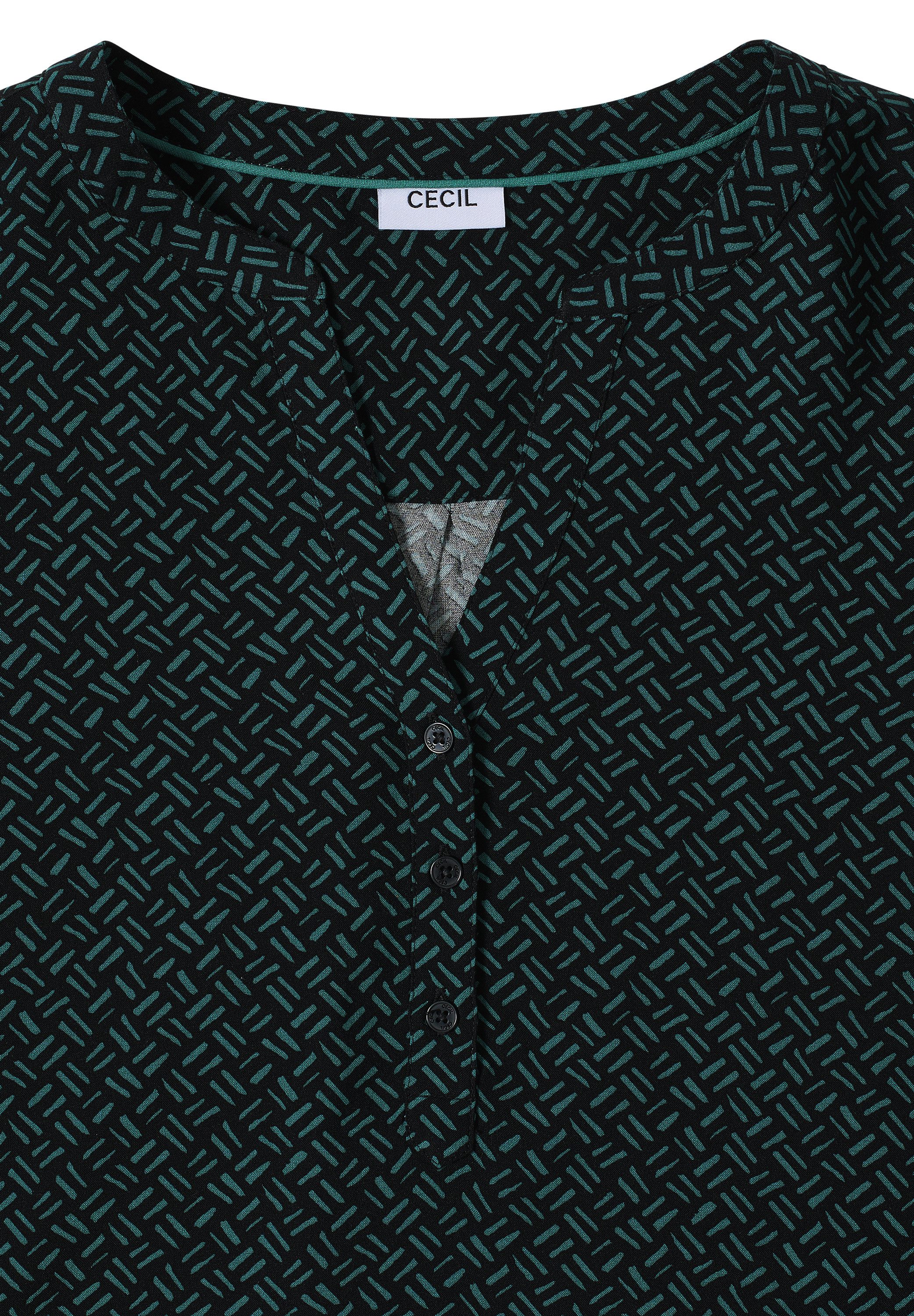 CECIL Langarmbluse mit grafischem Muster