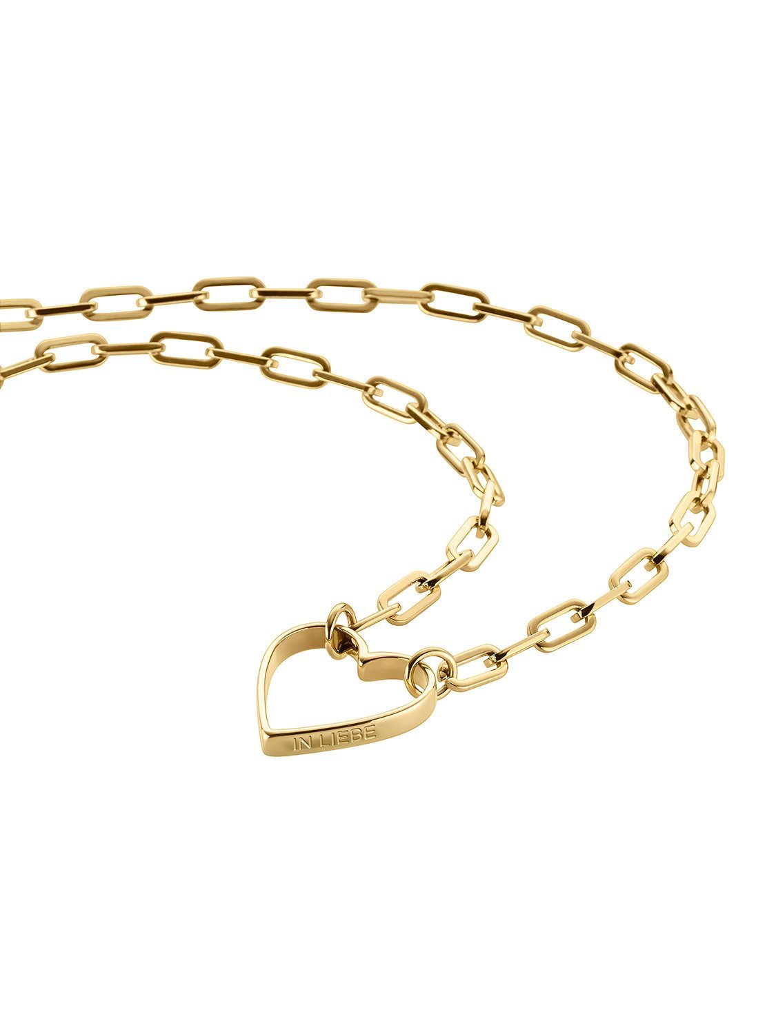 Liebeskind Berlin Kette mit Anhänger In Liebe Edelstahl