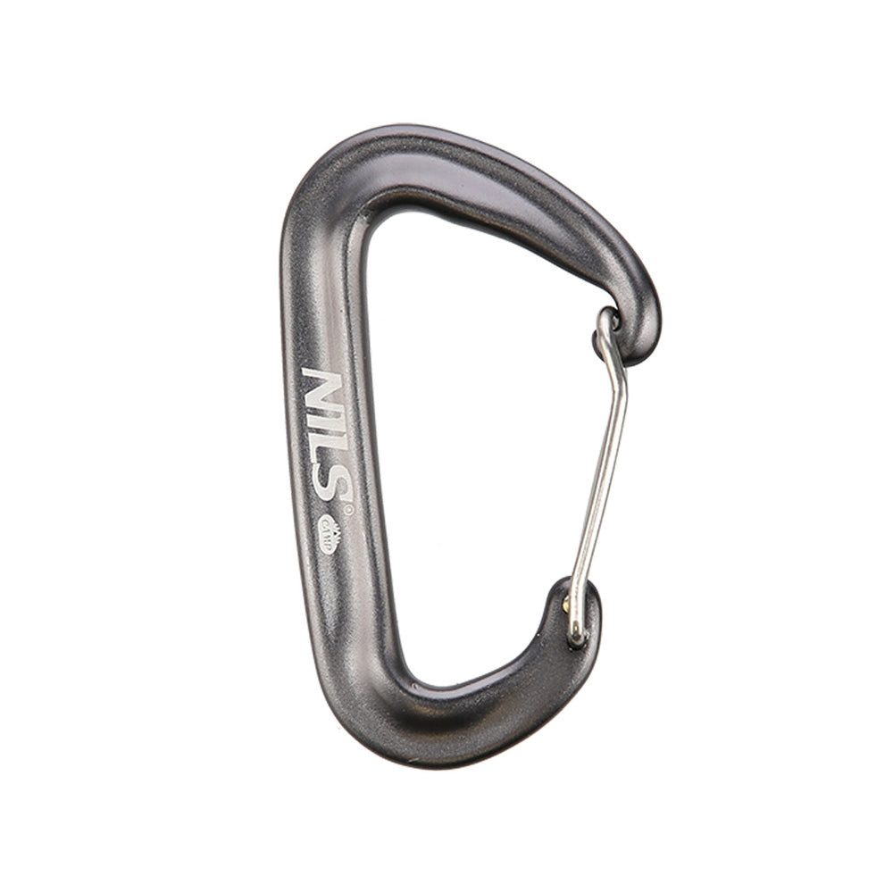 NILS CAMP Karabiner Alu Karabinerhaken Zubehörhaken, (Spar-Set, 1 St., 8 x 4,9 cm leicht), eloxiert, 1200 kg, leicht 23 g