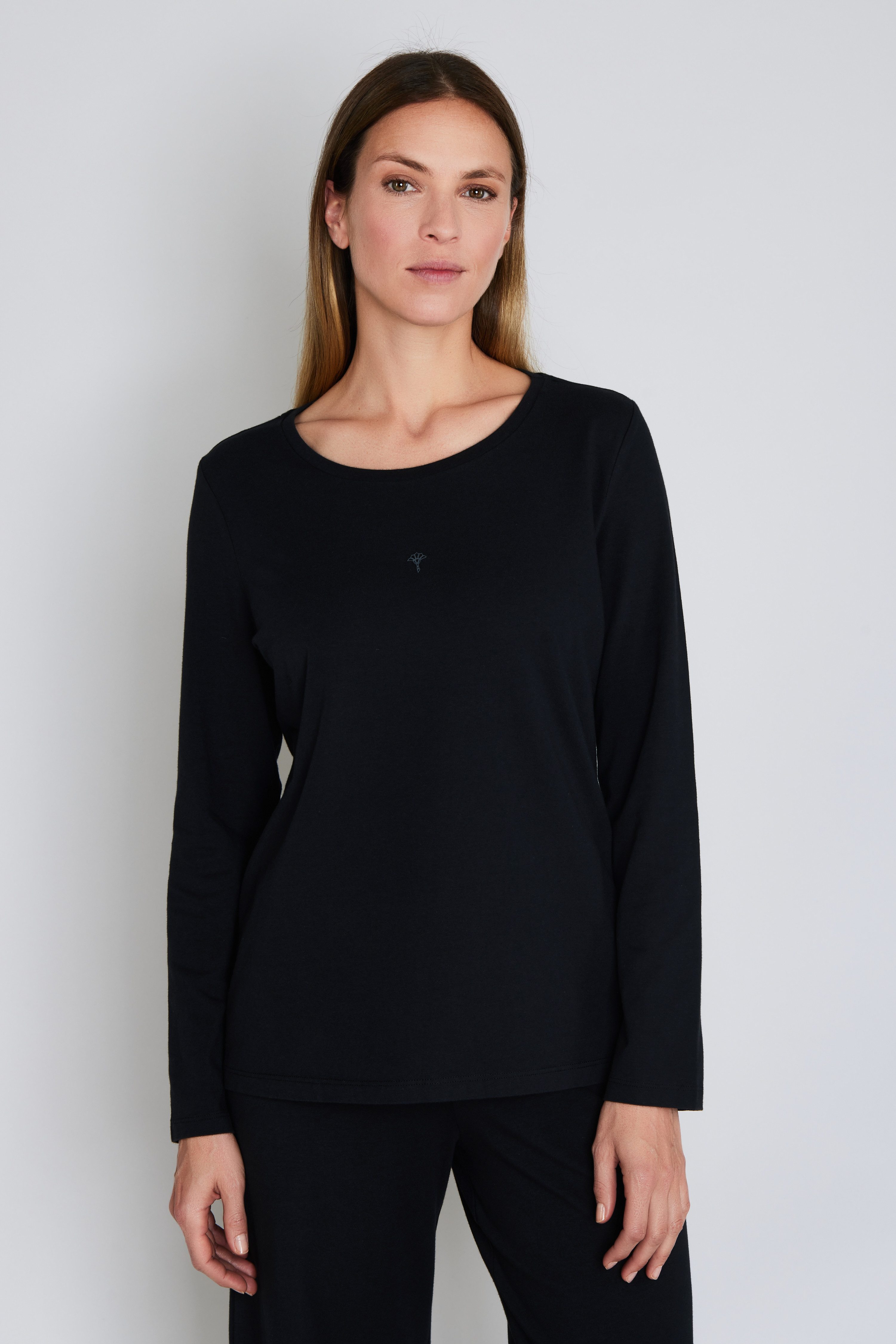 JOOP! Pyjamaoberteil Cosy mit Rundhalsausschnitt günstig online kaufen